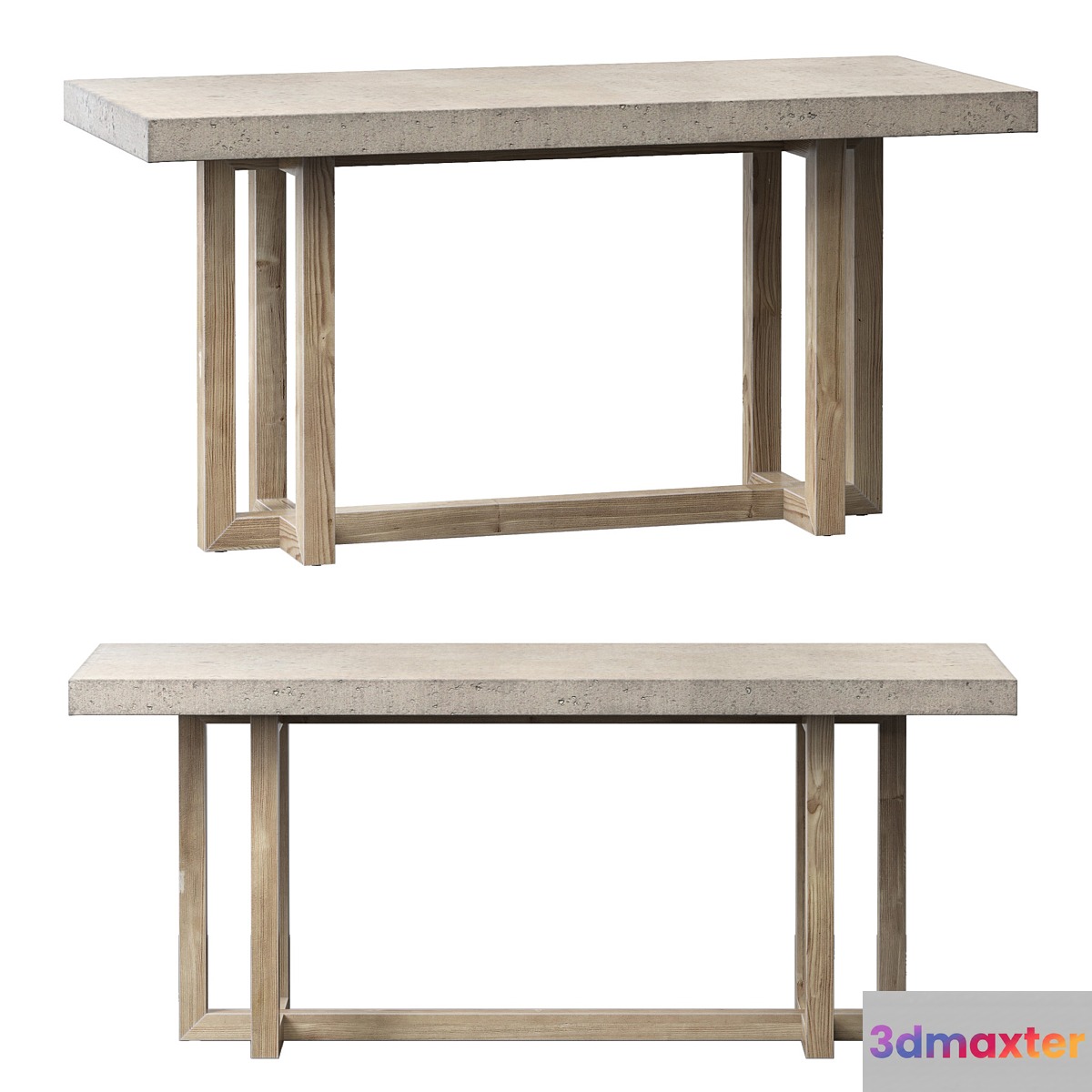 Heston Desk 3D Max