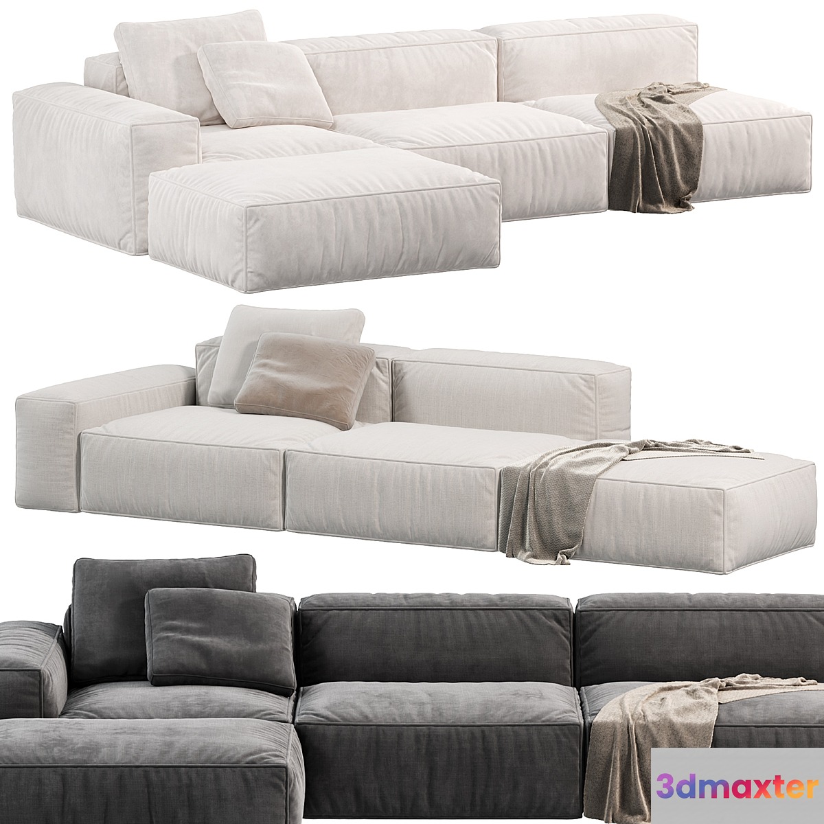 Sofa Ebi Happy Grafit Loft sofa 6 3D Max