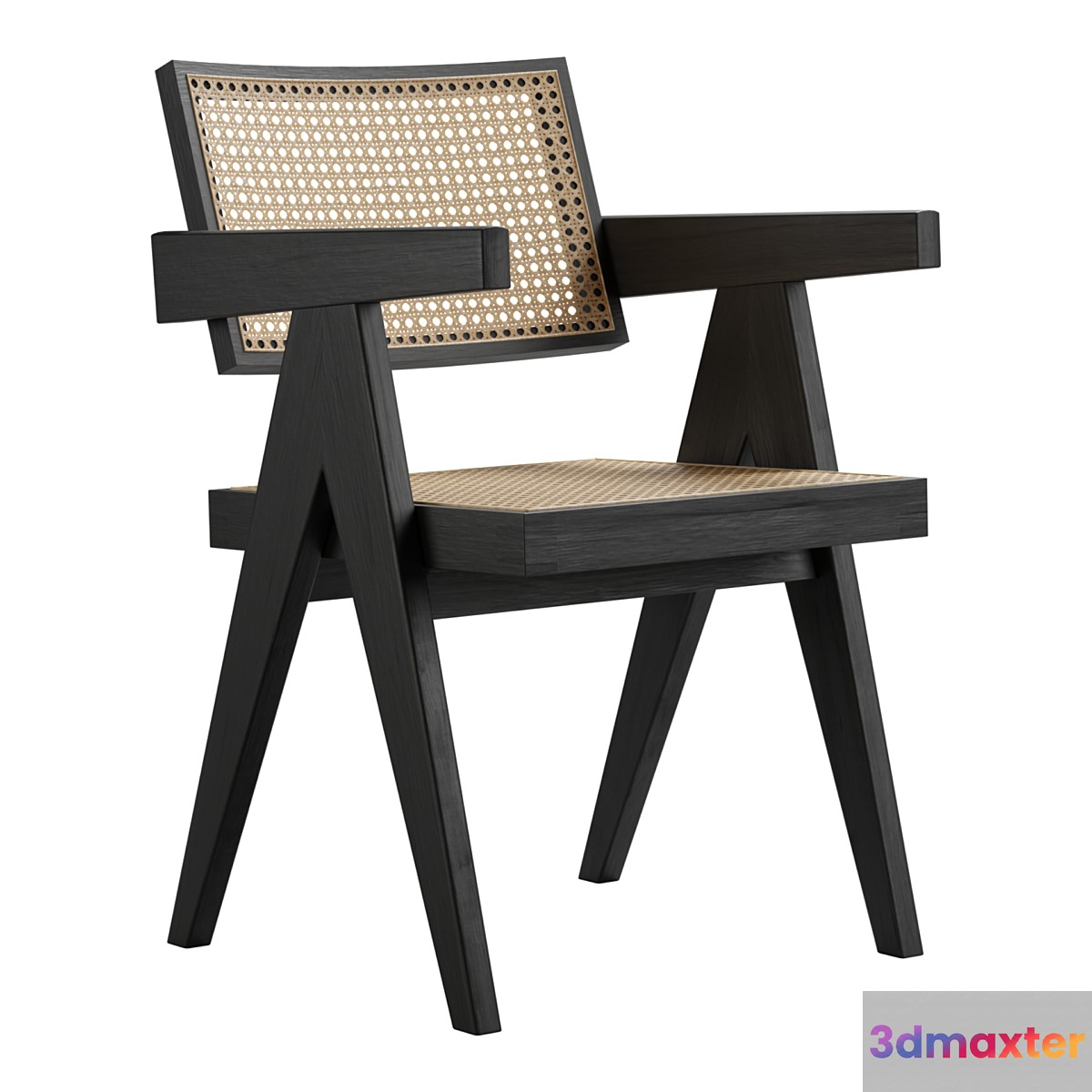 Pierre Jeanneret Office Chair 3D Max