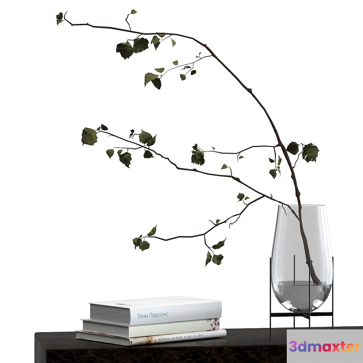 Decorative set with branch - No.4