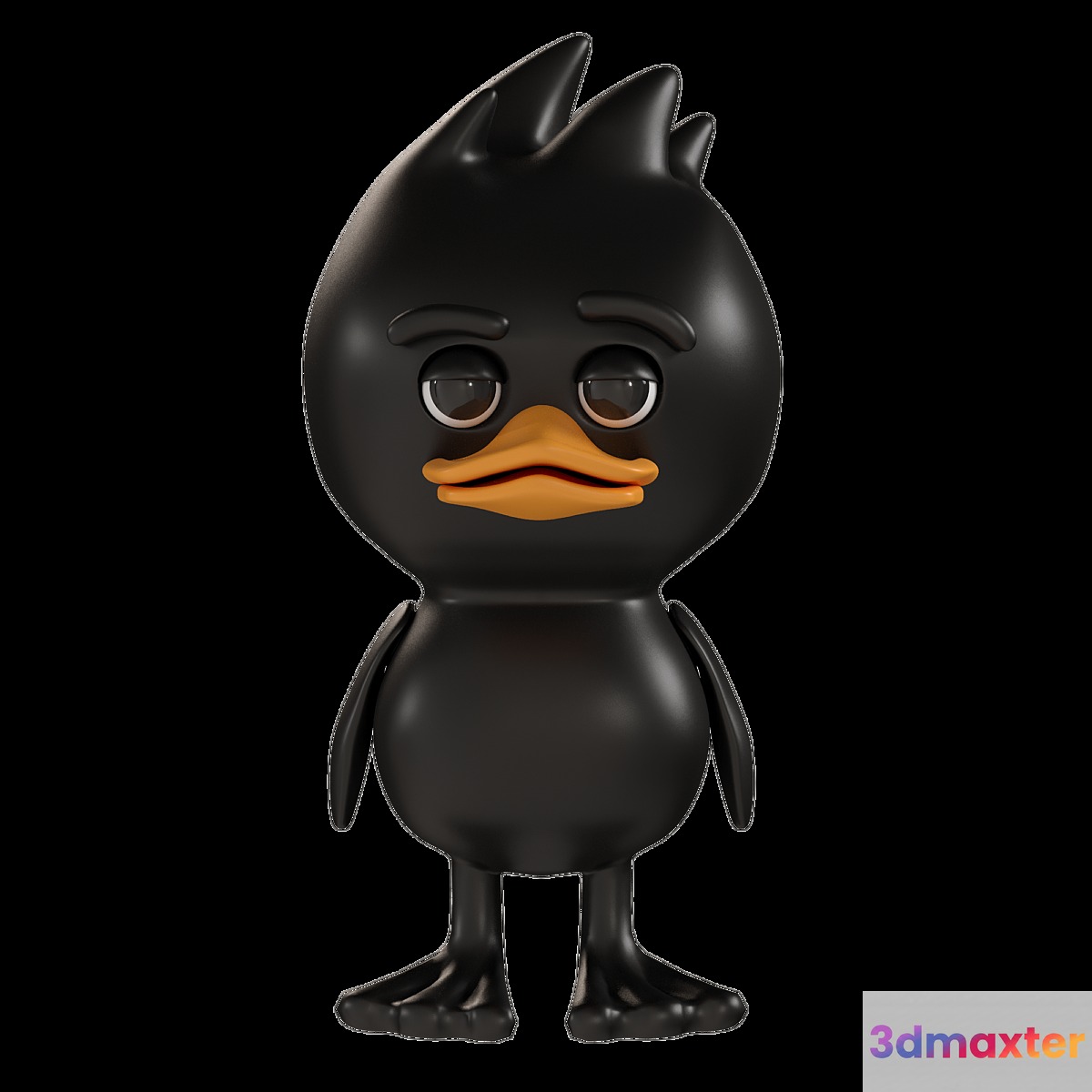 Toy collectible Tud Toy The Ugly Duck in three sizes 3D Max