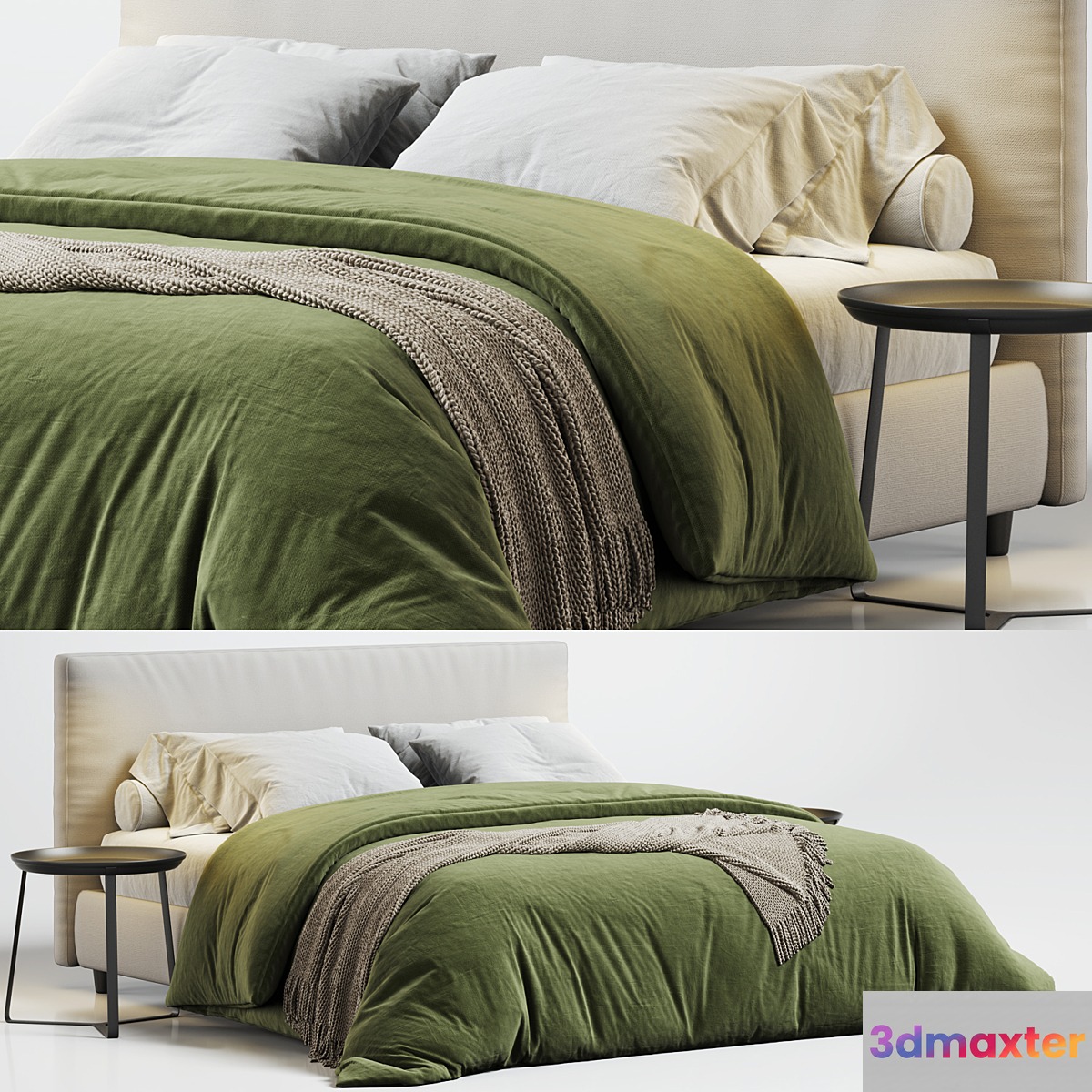Ikea Dunvik Bed 3D Max