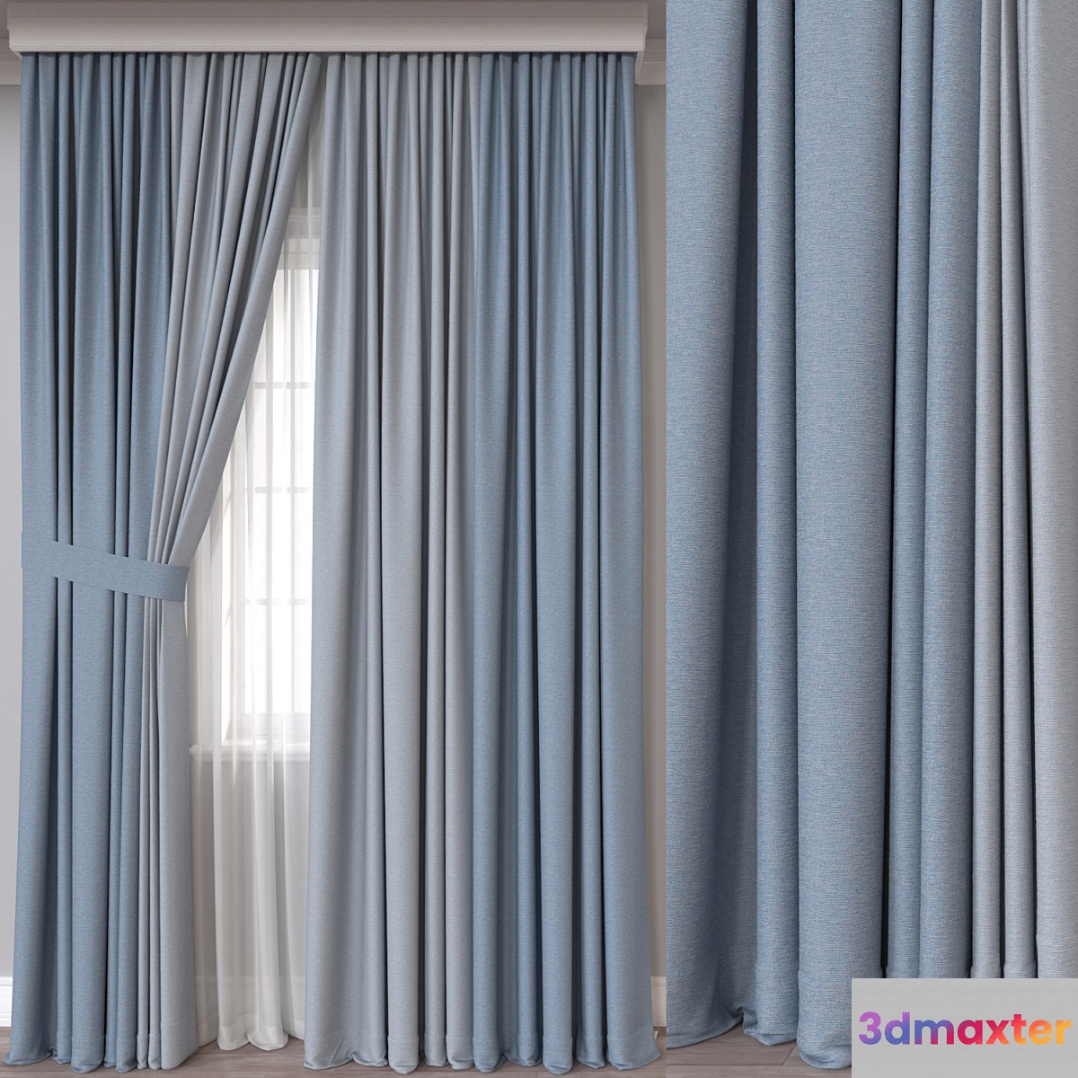 Curtain A460 3D Max
