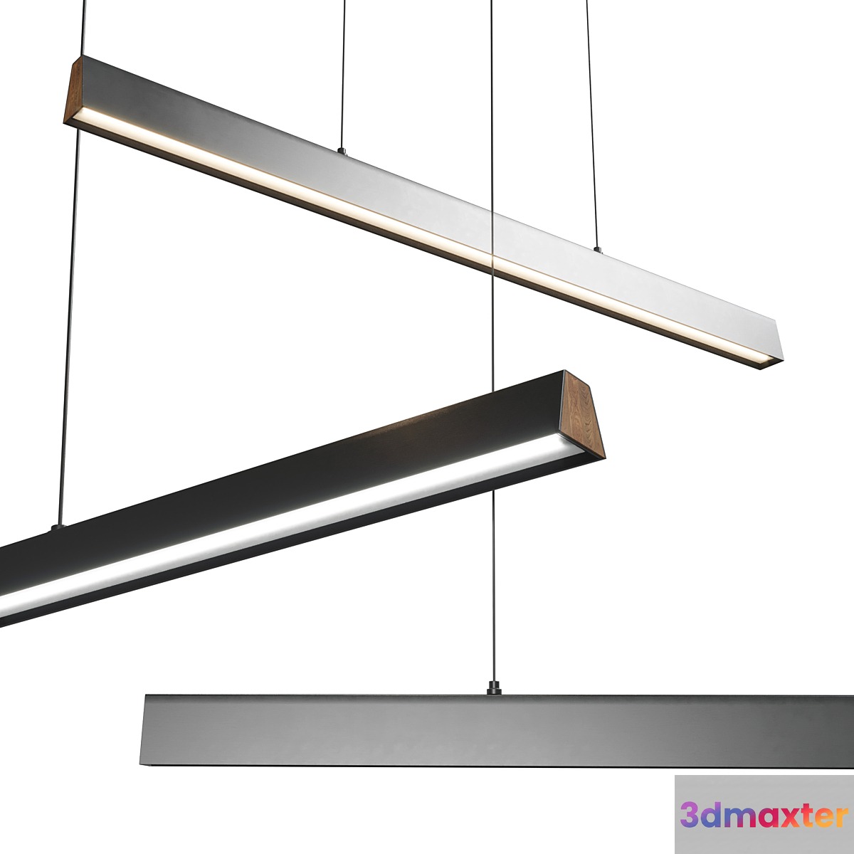 Blackjack Lighting Flair Kitchen Island Linear LED Pendant