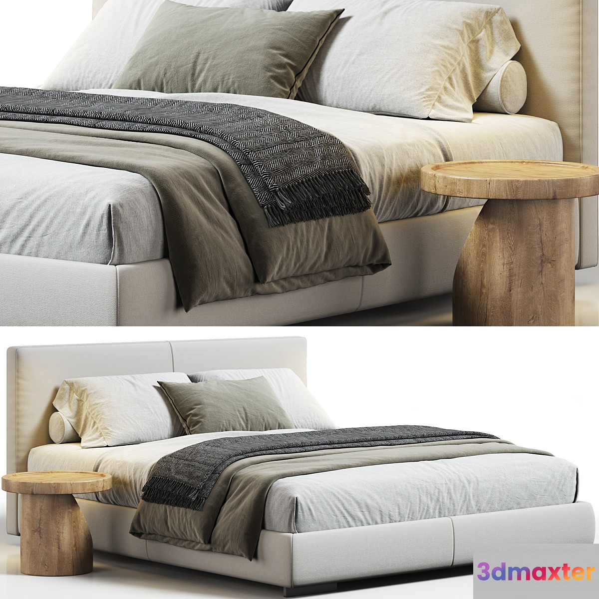Flexform Magnum Bed 3D Max