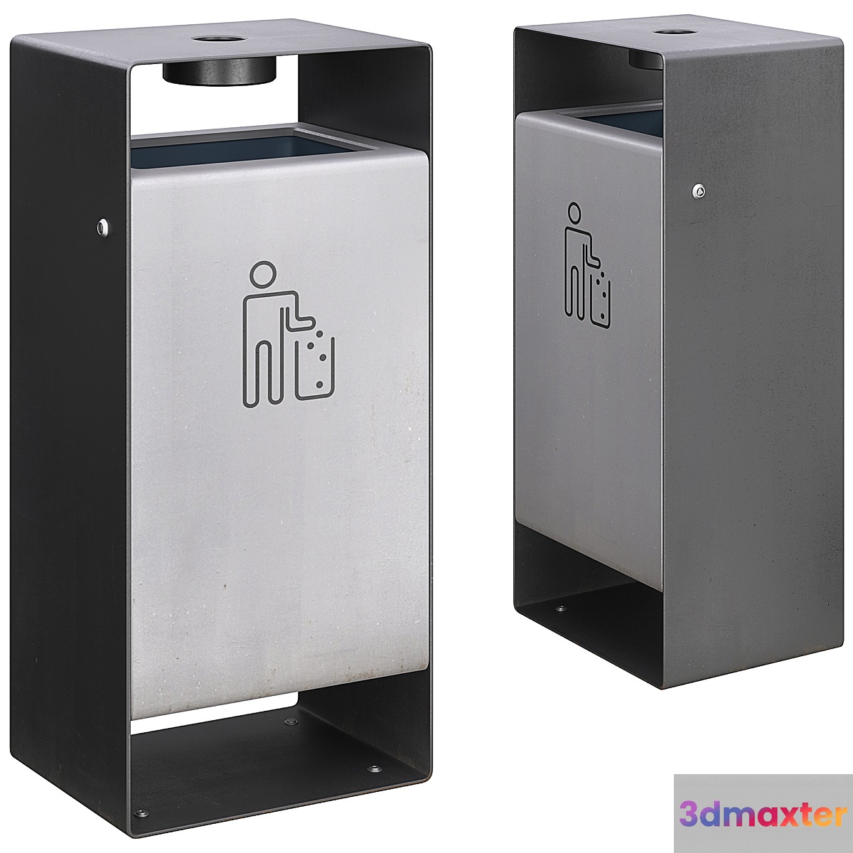 Waste bin - No.2 3D Max