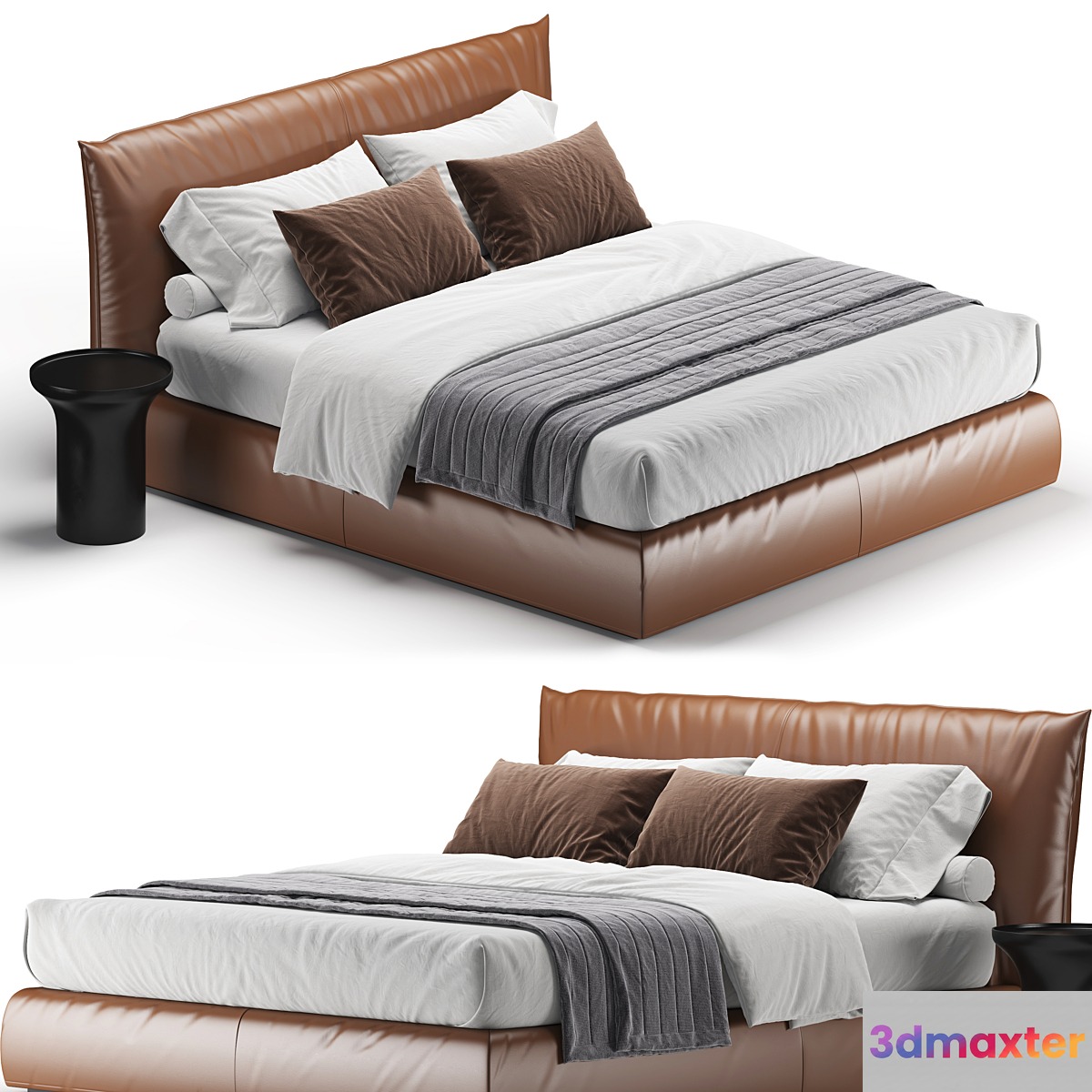 Piumotto Bed 3D Max