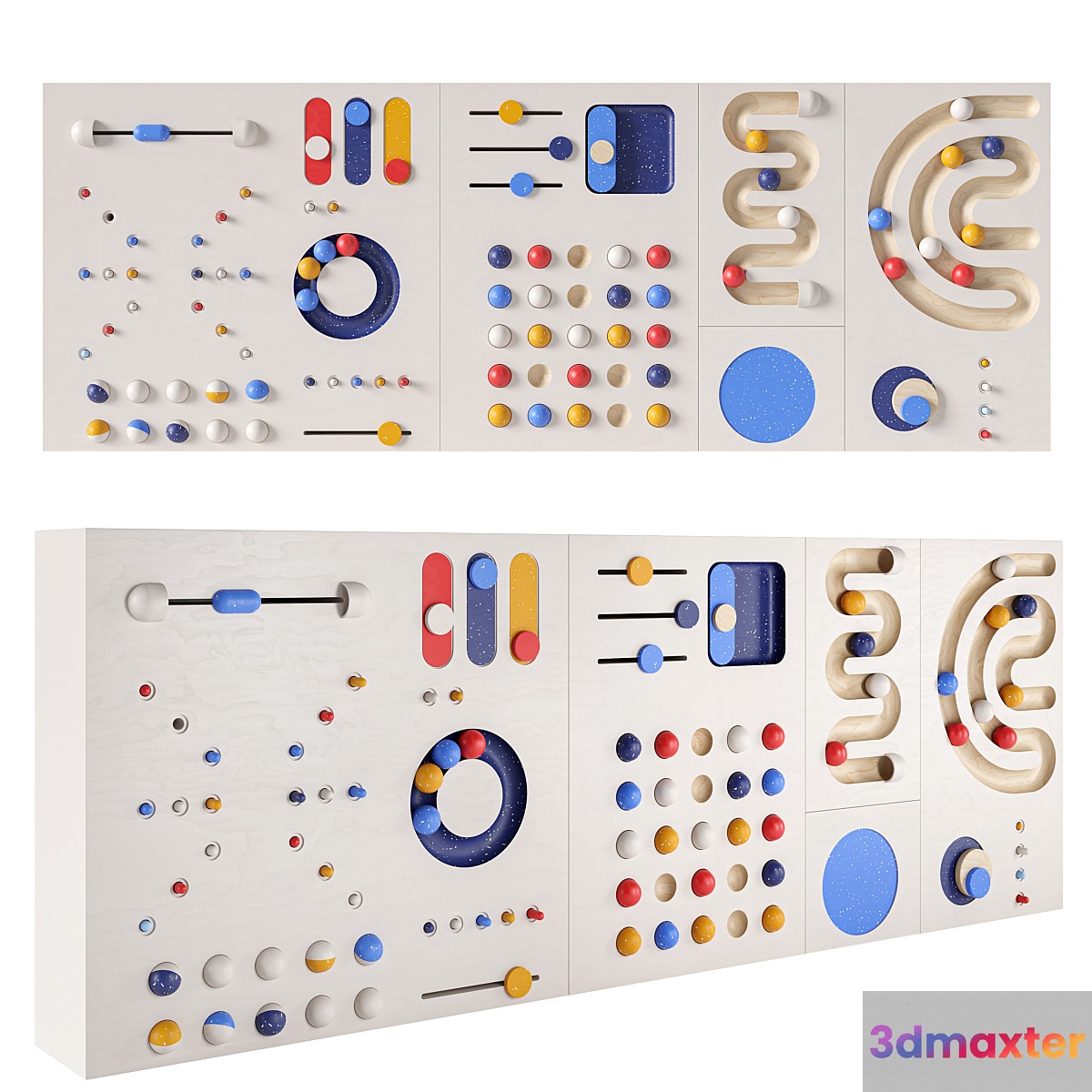 Interactive game board (panel) for a children's room - No.2