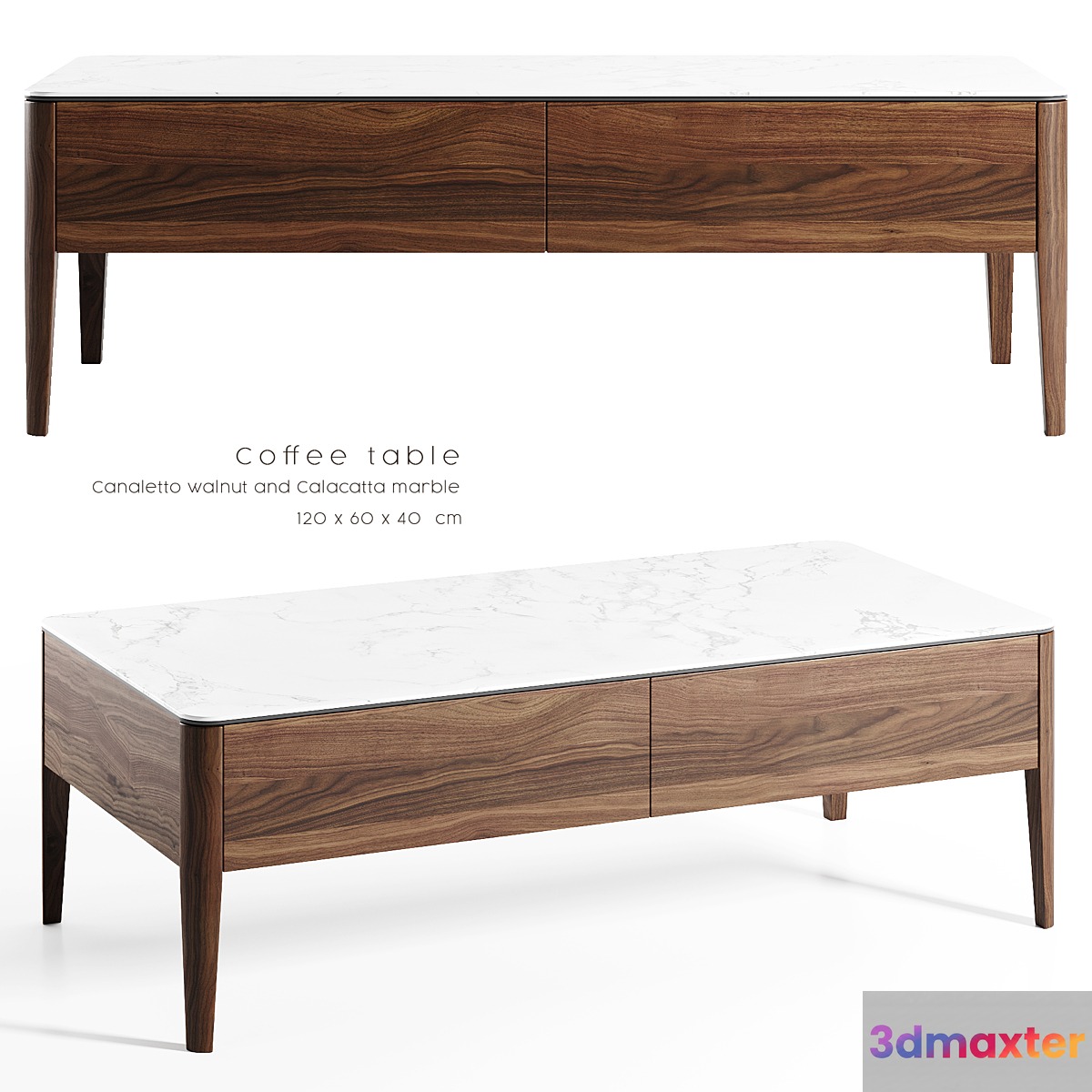 Angel Cerda - Coffee table 315-A3 3D Max