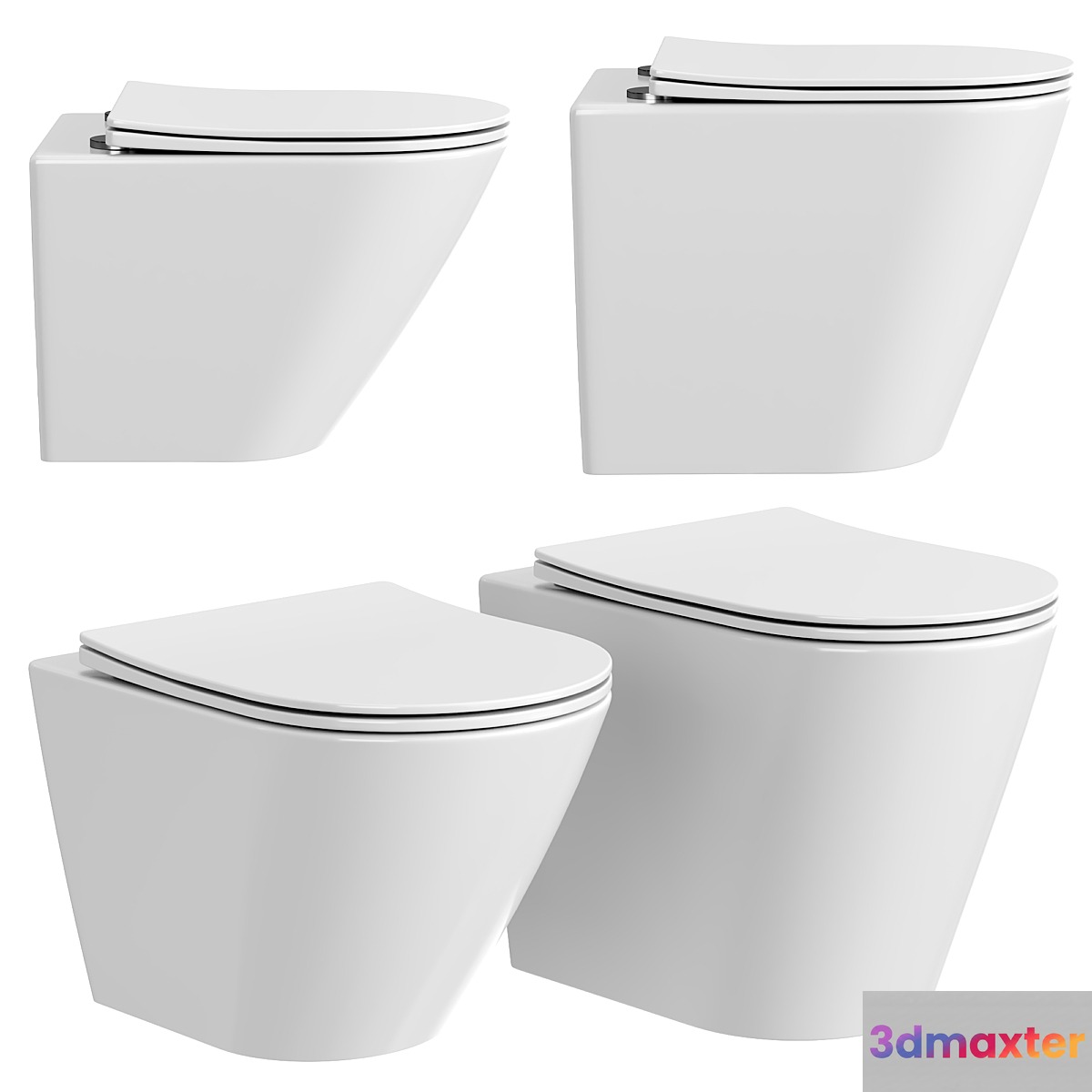 Toilet bowl Ceramica Nova HIGHLIGHT 3D Max
