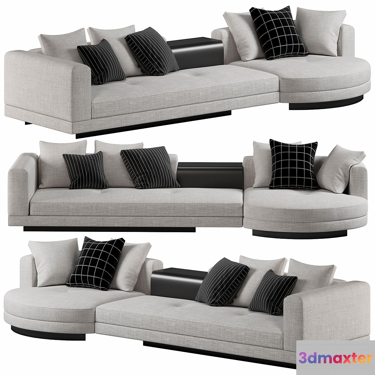 Minotti Connery Sofa - No.2 3D Max