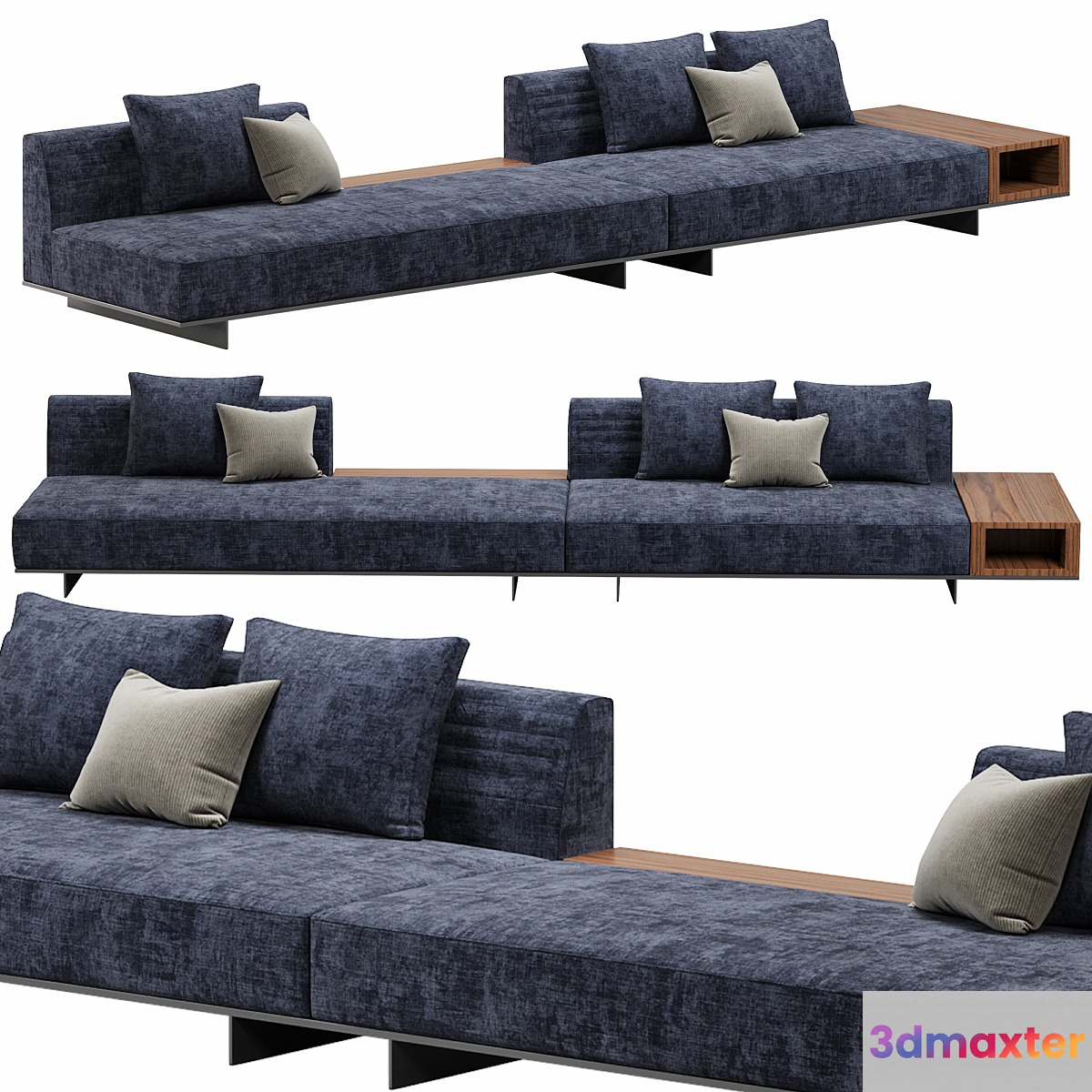 Minotti roger sofa 3D Max