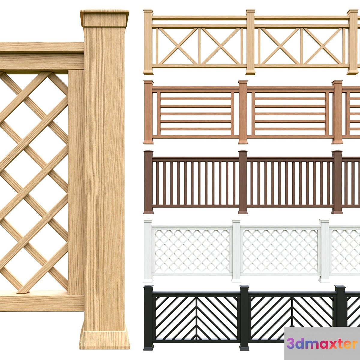 wooden fencing