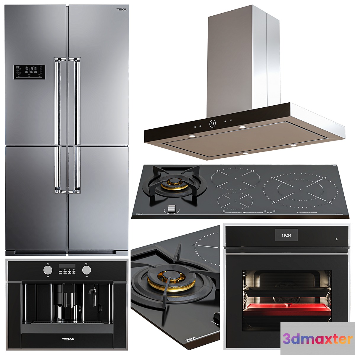Teka appliance set3 3D Max