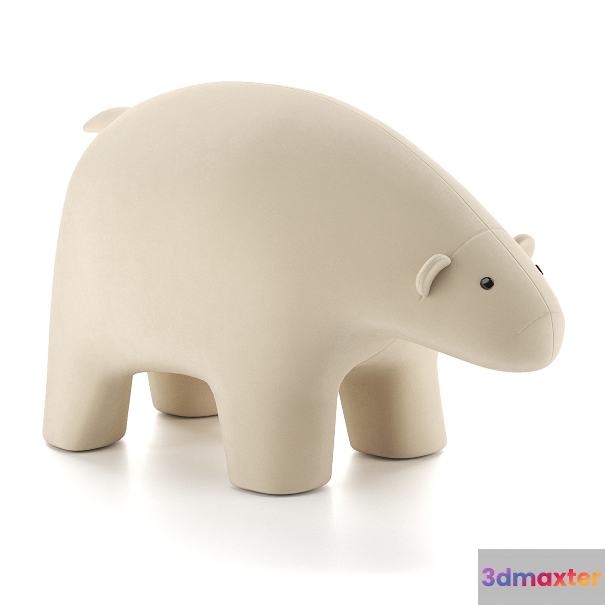 Pouf Sweet Bear Light 3D Max