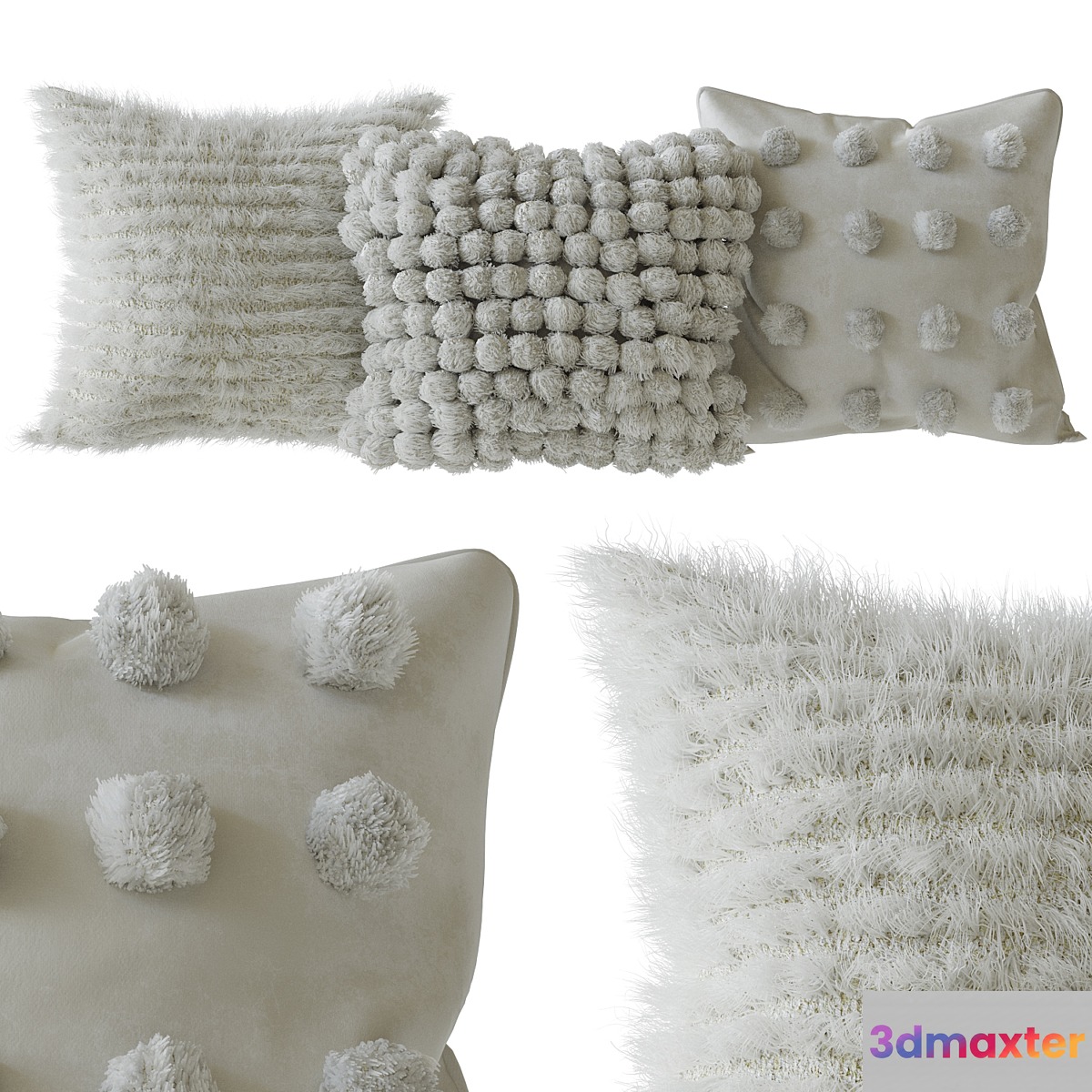 Scandinavian wool pillows - No.2
