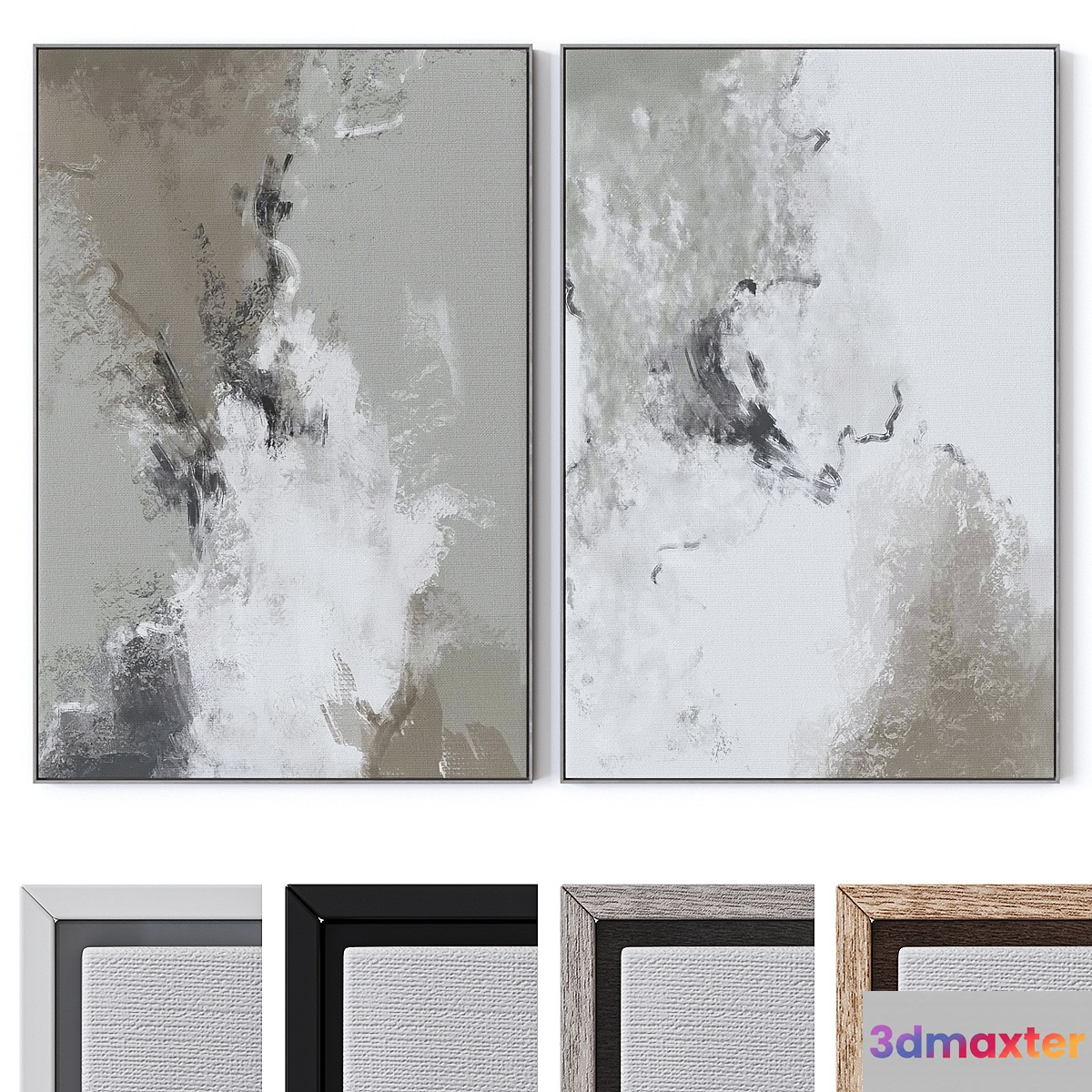 Set of large wall paintings 2392 - No.2