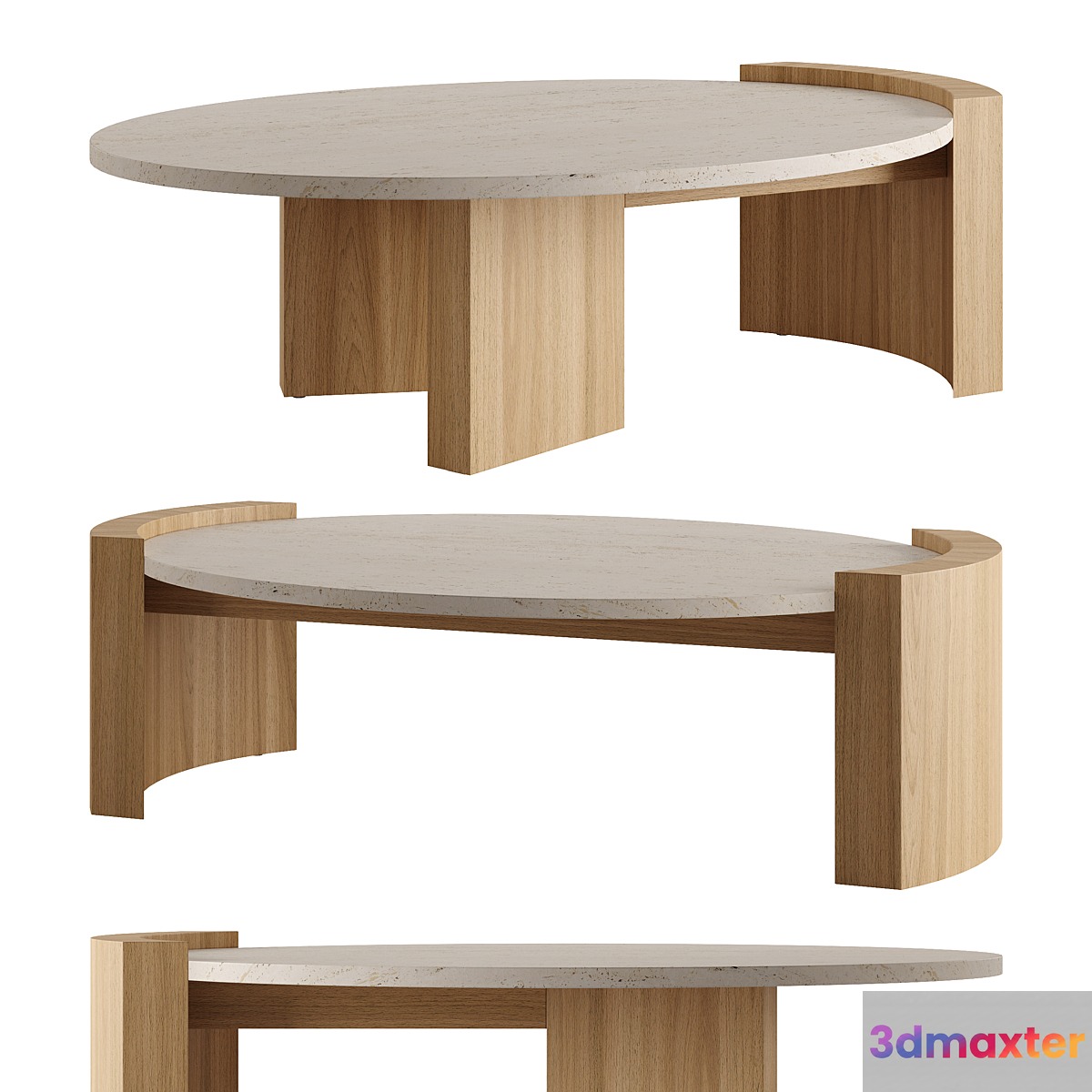 JIA OVAL Coffee Table by Atelier De Troupe