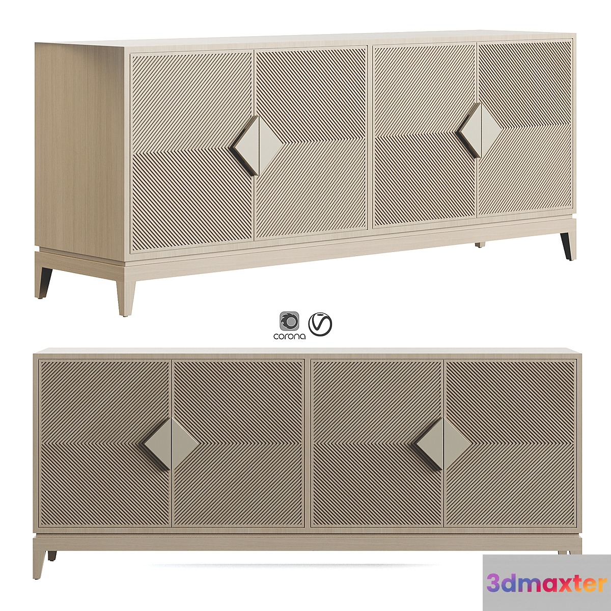Palacek Sloane Sideboard 3D Max
