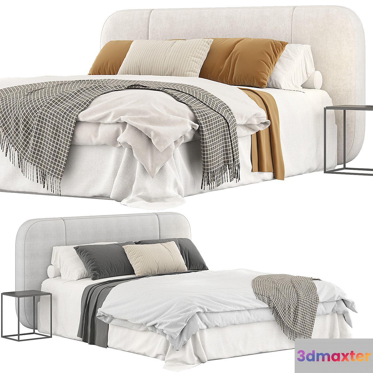 Flou olivier bed 3D Max