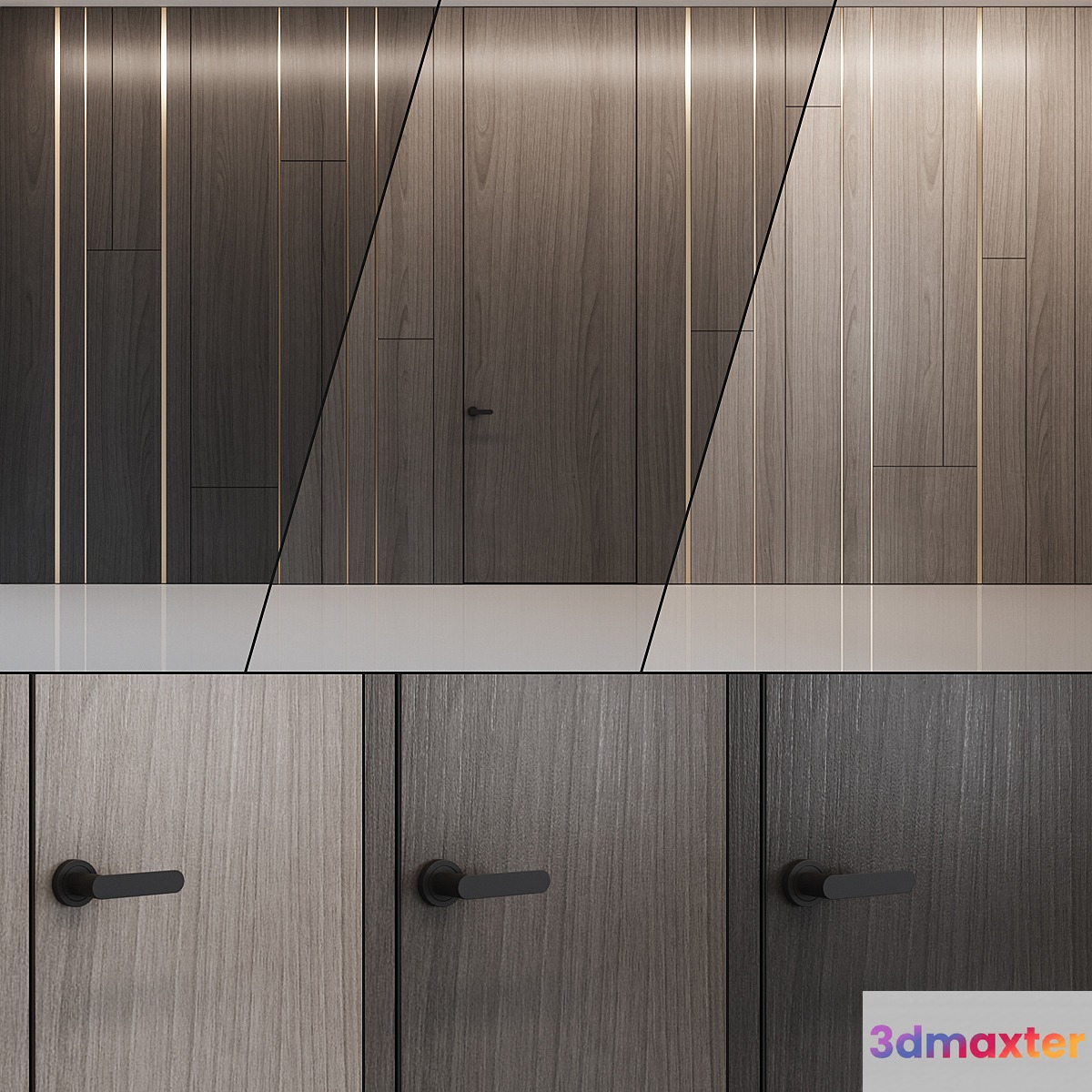 Wall Panel 07 (Muzafarov Collection) 3D Max