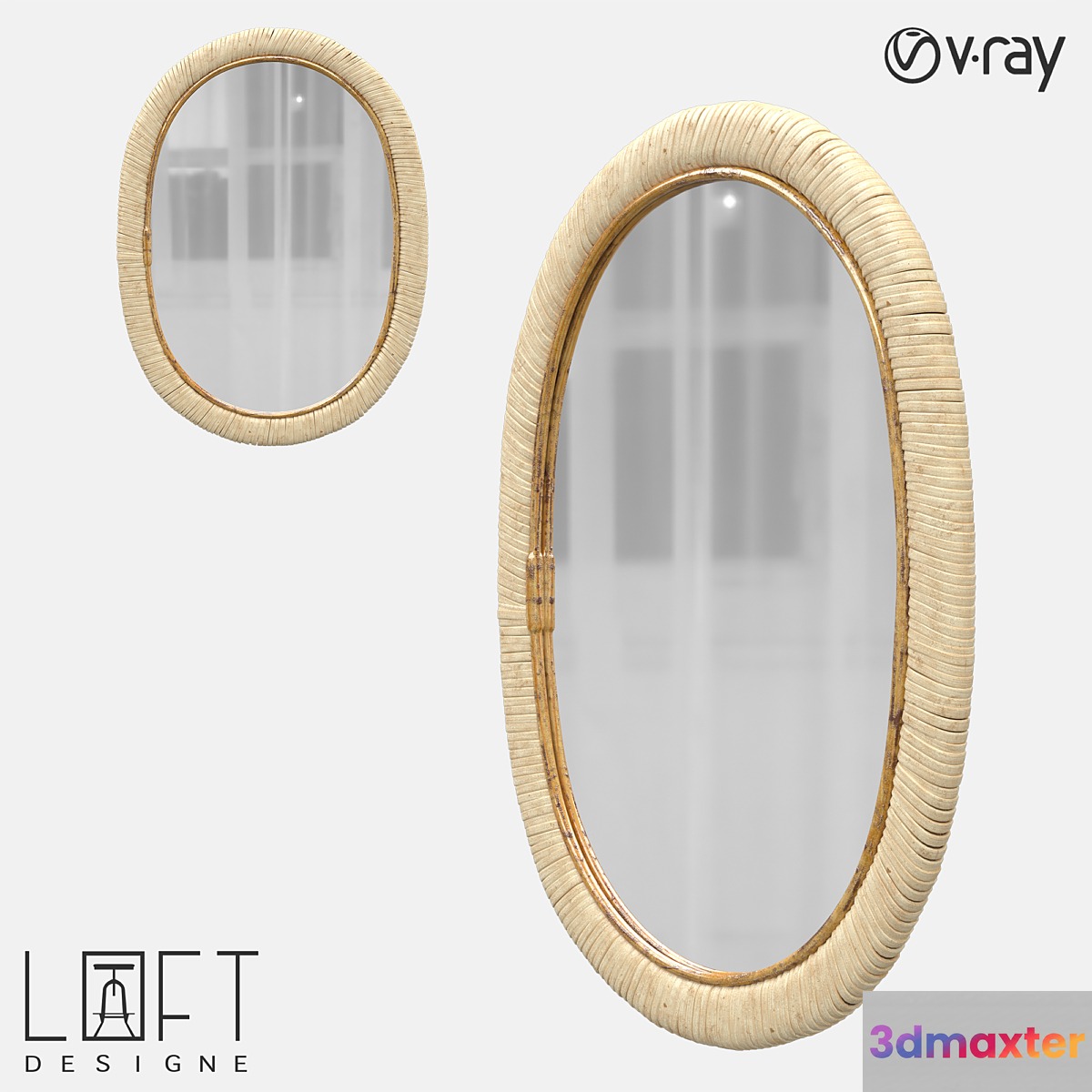 Mirror LoftDesigne 100823 model 3D Max