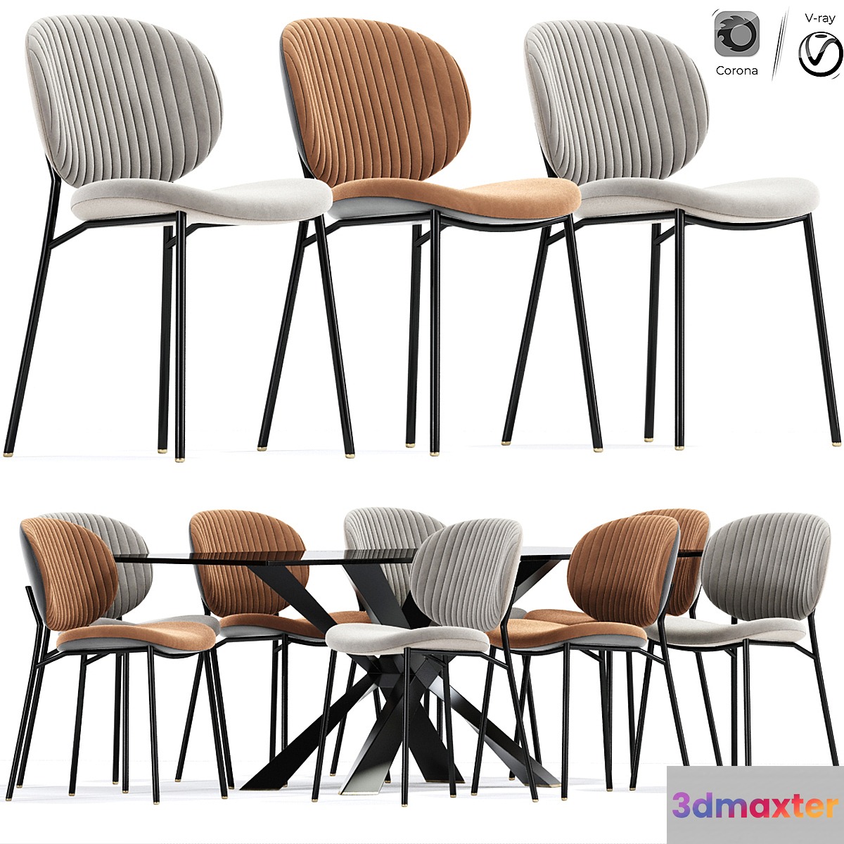 Calligaris Ines Dining Chair Table