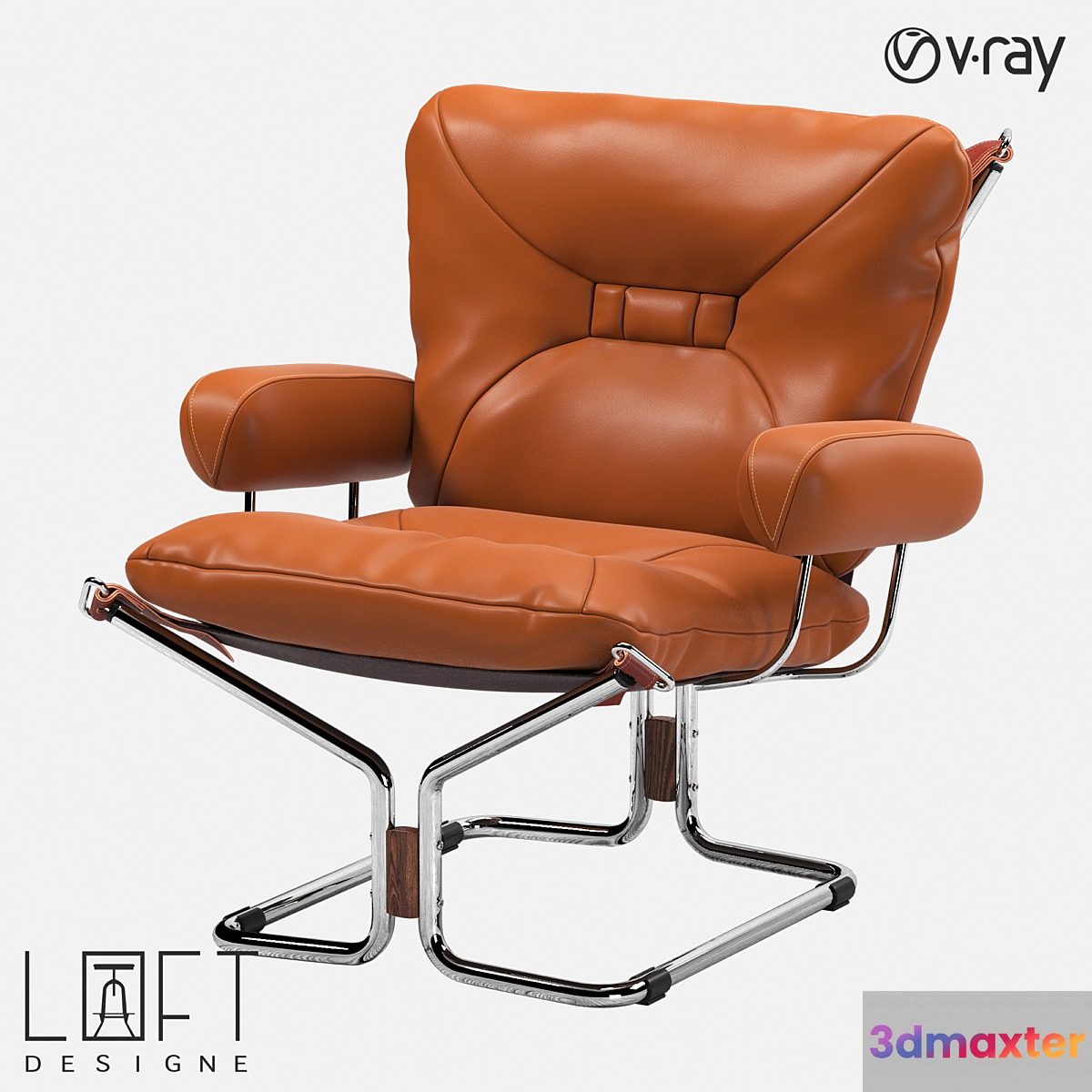 Armchair LoftDesigne 36980 model 3D Max