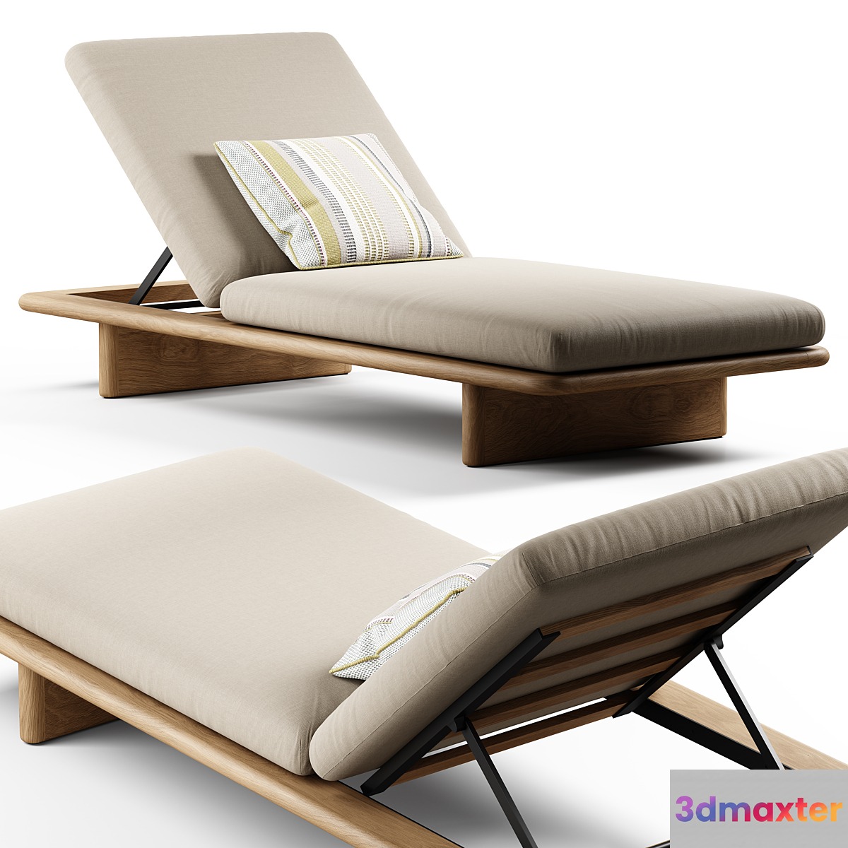Kettal - Mesh Deckchair 3D Max