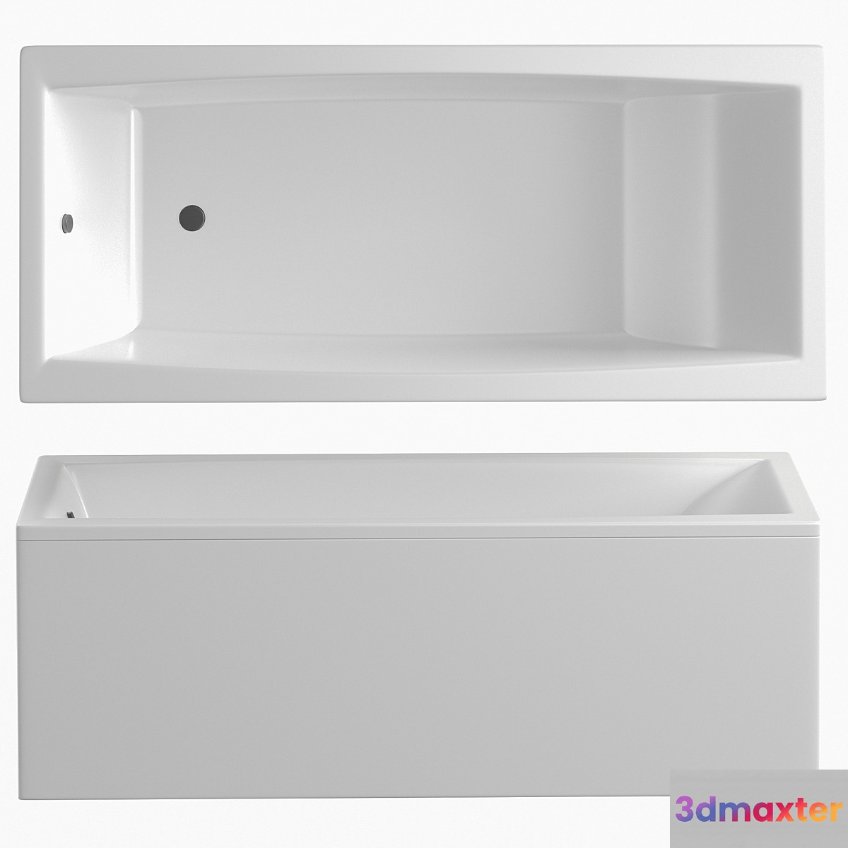 Acrylic bathtub Cersanit Virgo WP-VIRGO*170-W 170x75 ultra white