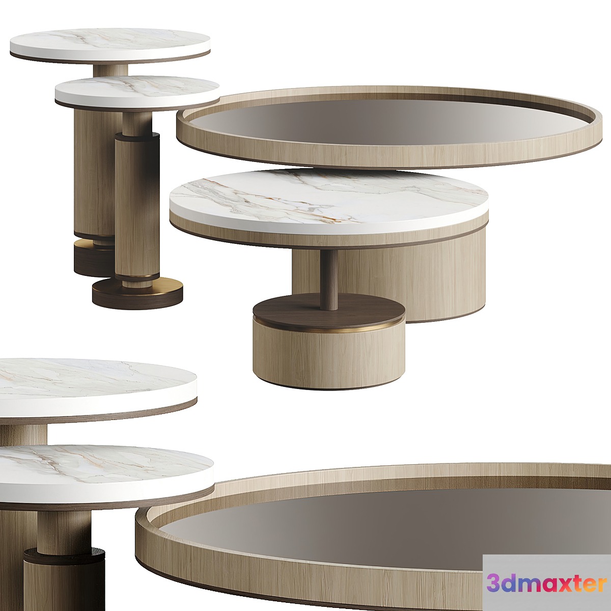 Frato PAROS BERLIN Coffee Table Collection 3D Max