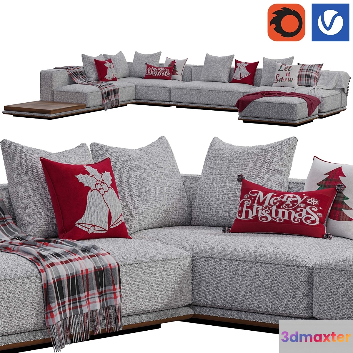 Minotti Horizonte Modular Sofa 3D Max