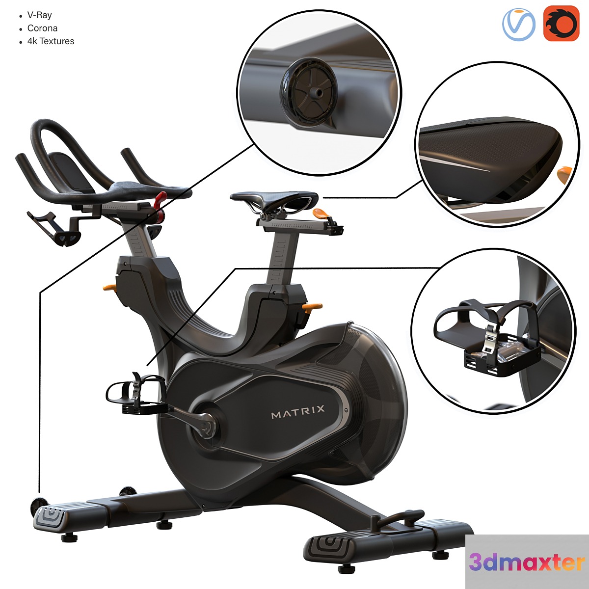 Matrix Fitness CXC Cycle 3D Max