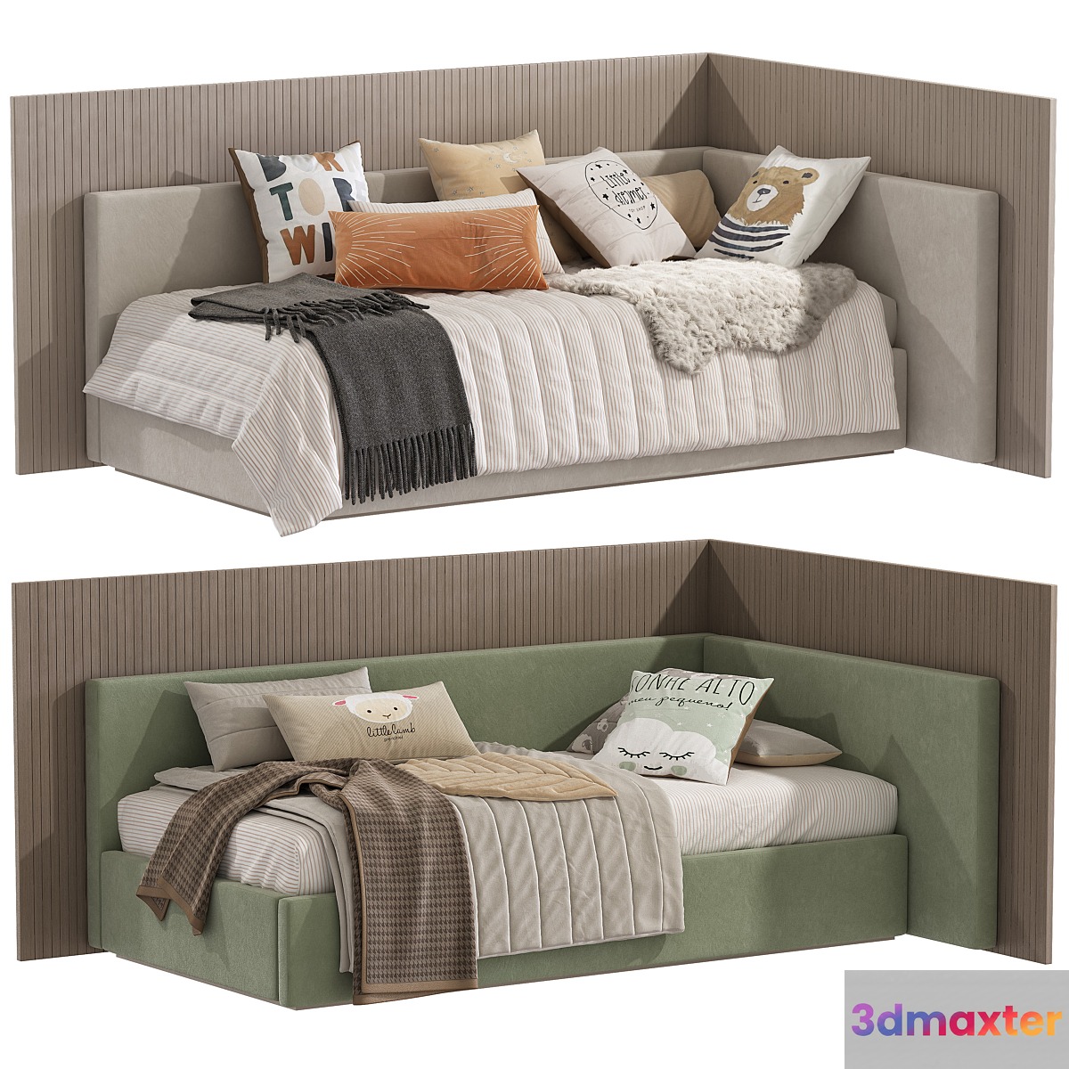 Sofa bed Woodnotes 313 3D Max
