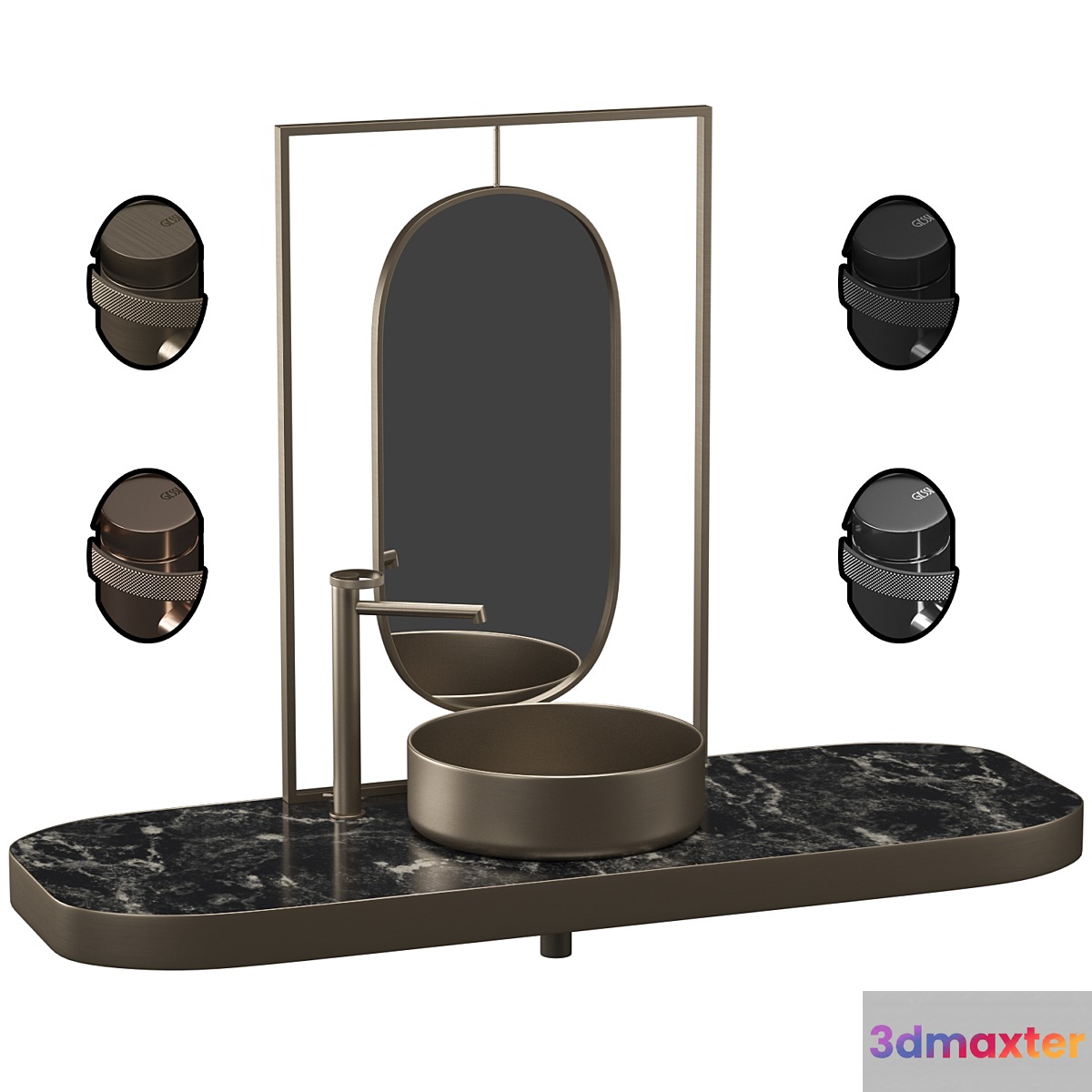 Gessi Anello Furniture 3D Max
