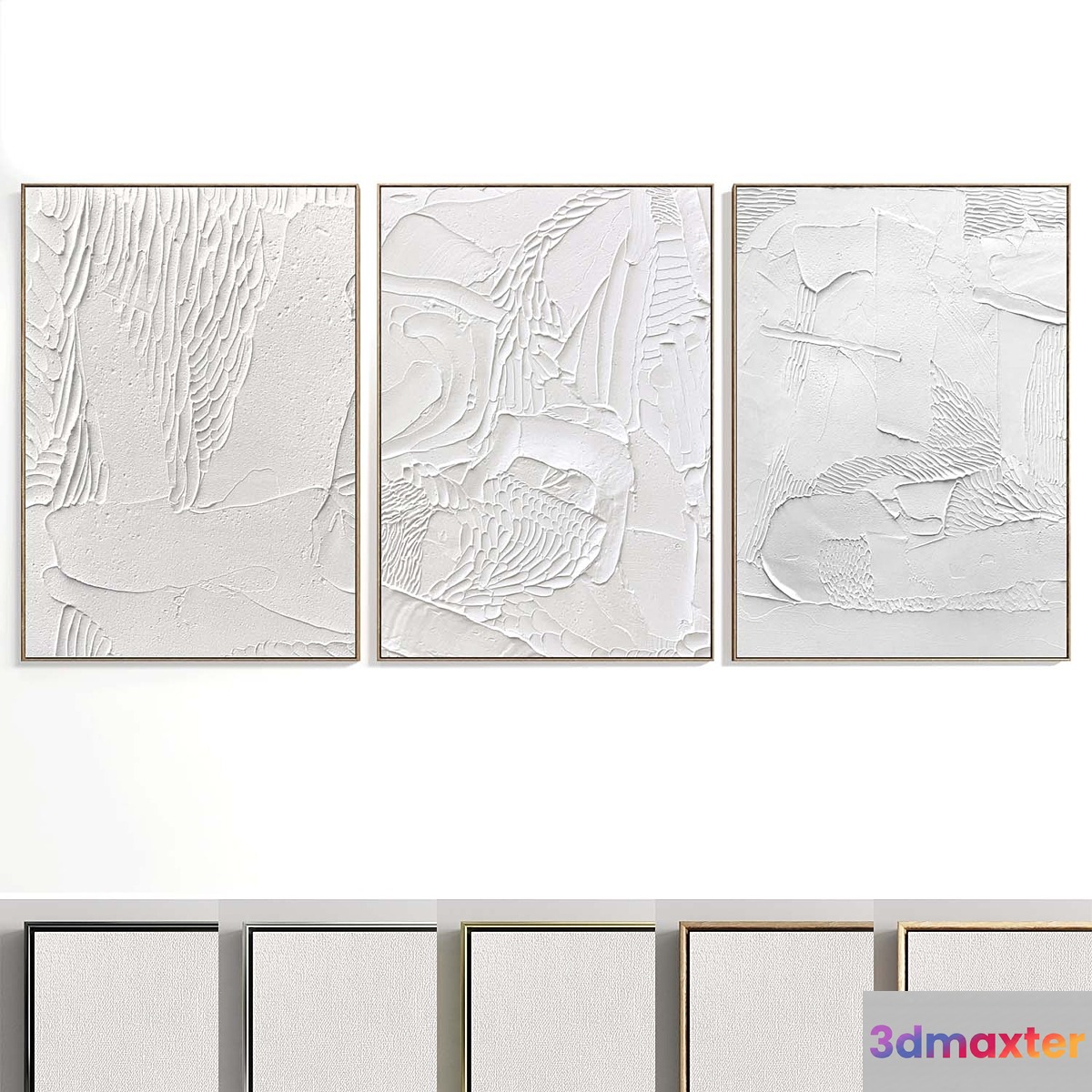 Abstract Painting Set of 3 pieces - No 33 - No.2
