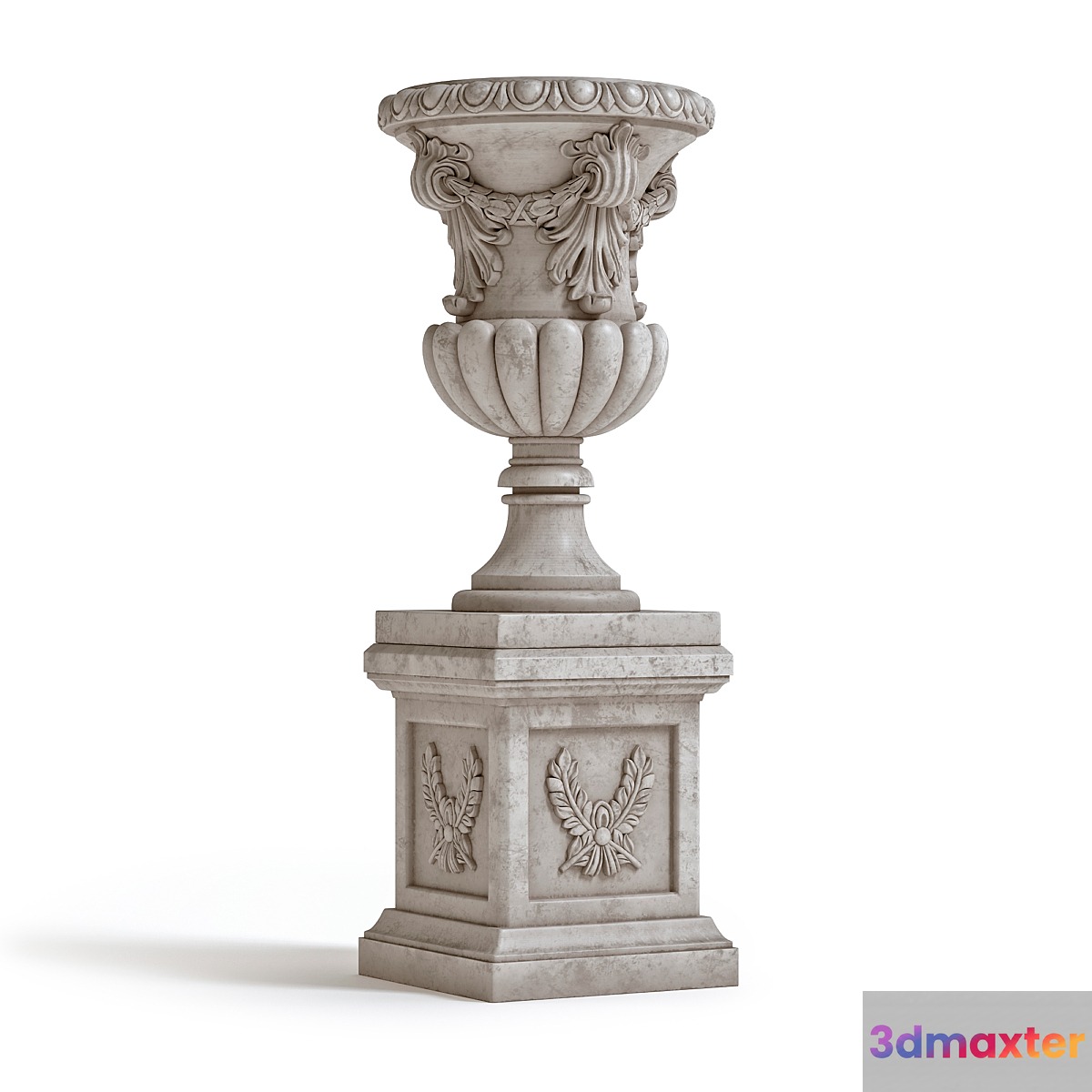 Vase On Plinth 002