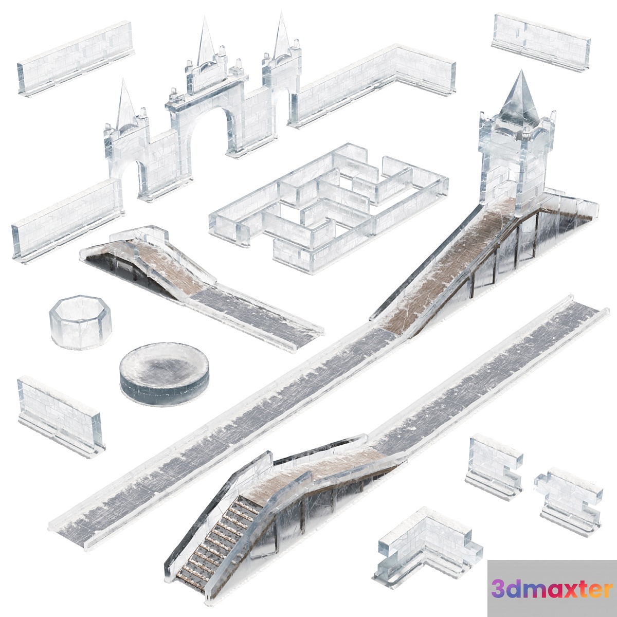 ice town 3D Max