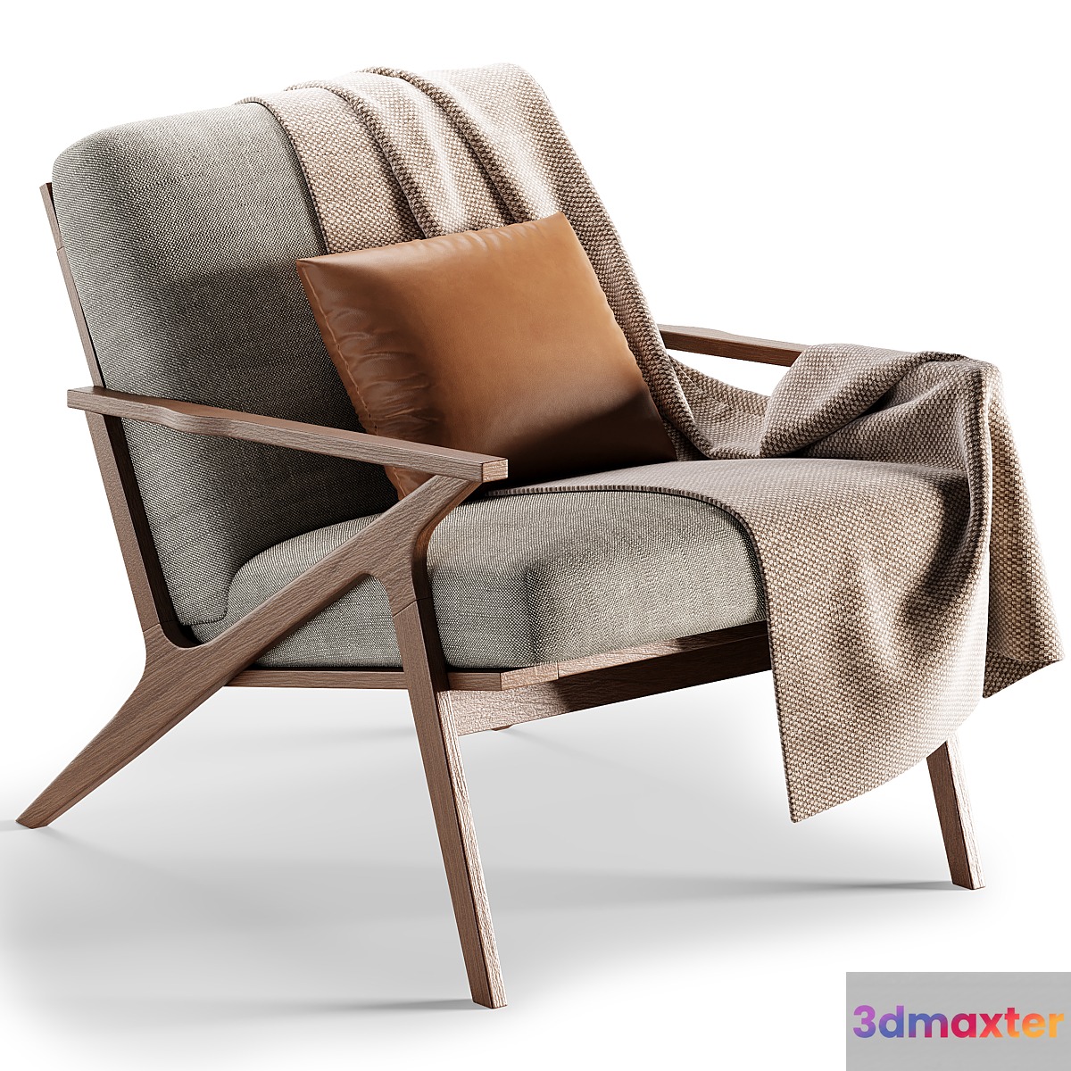 Cavett Wood Frame Accent Chair