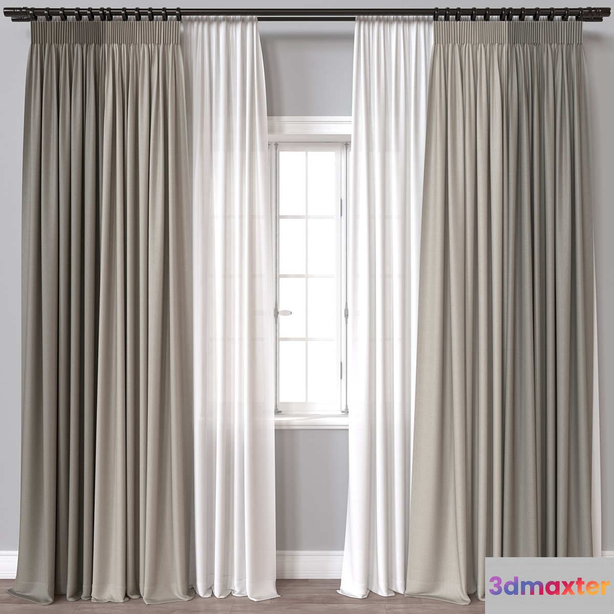Curtain A528 3D Max