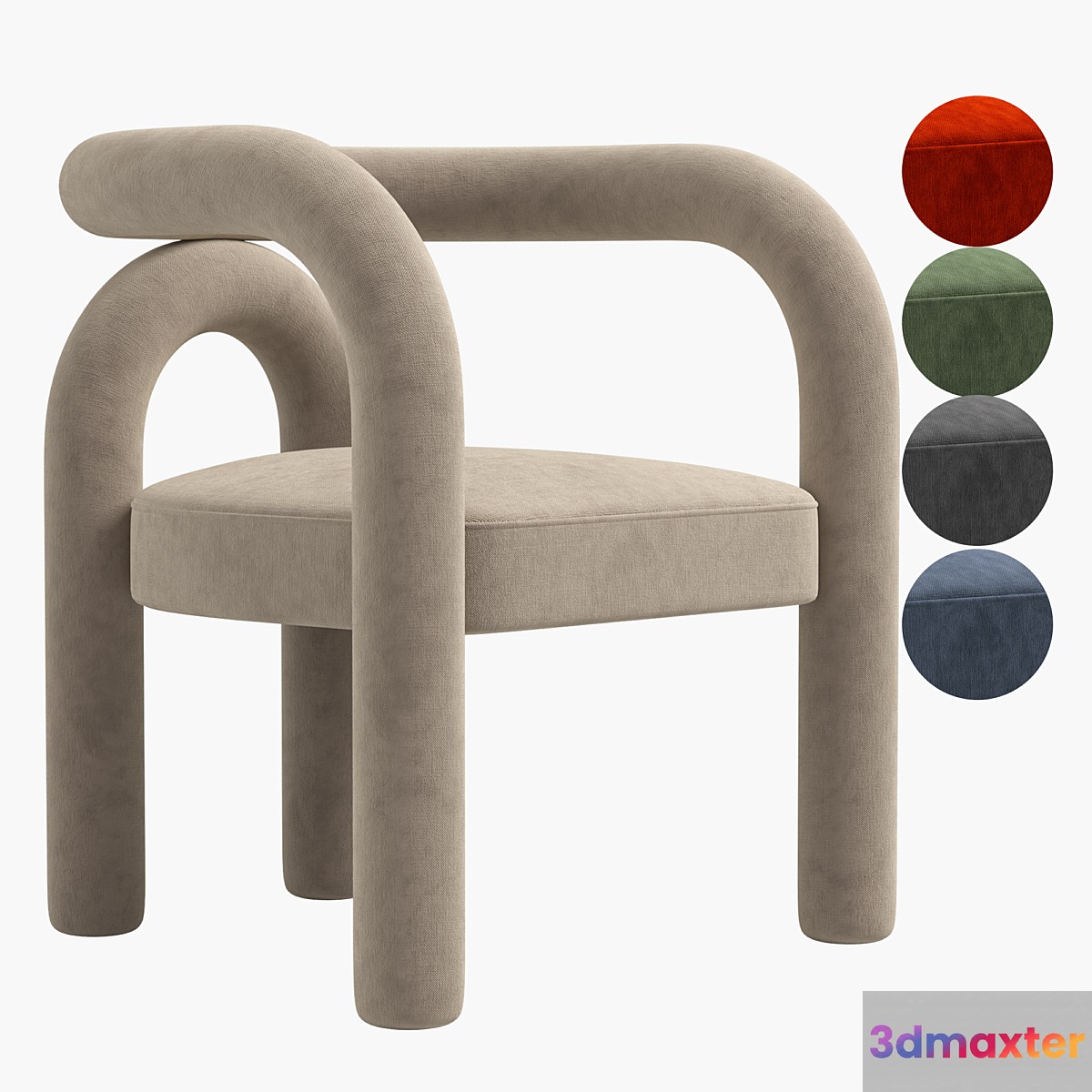 Modern Design Armless Open Back Dining Chairs
