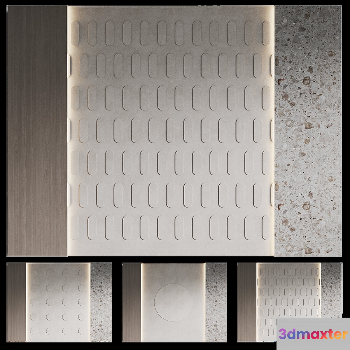 Decorative wall panel №25 3D Max