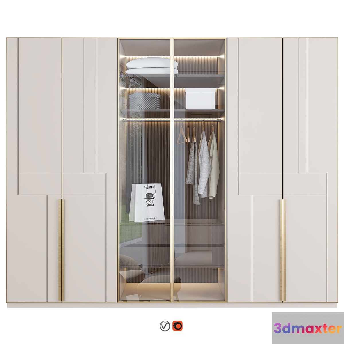 Wardrobe 46 3D Max