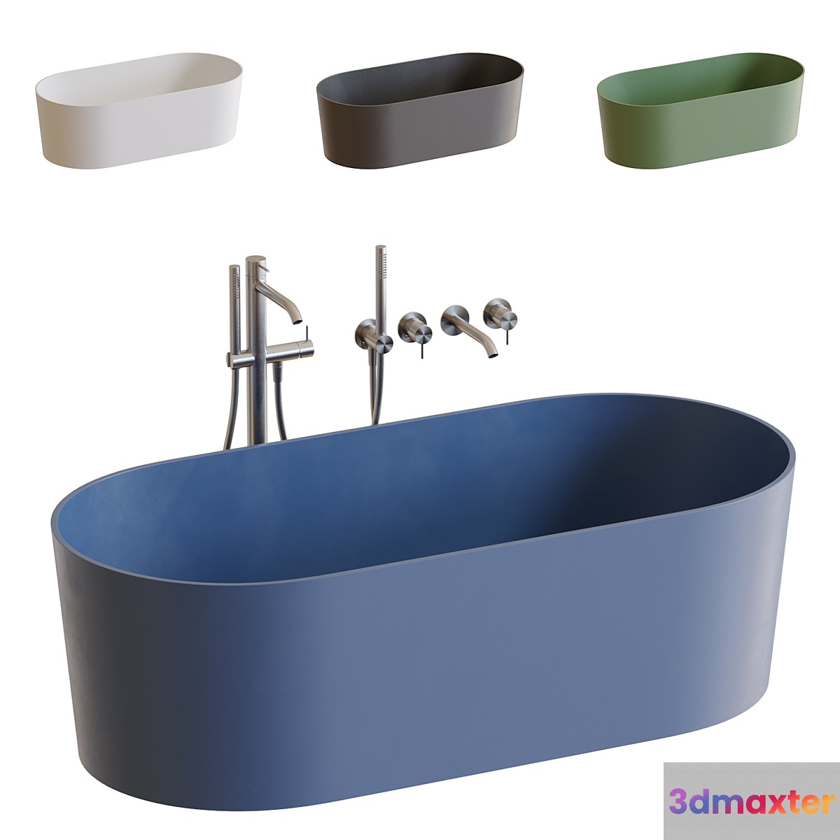 Omnires OVO M+ Bath 3D Max