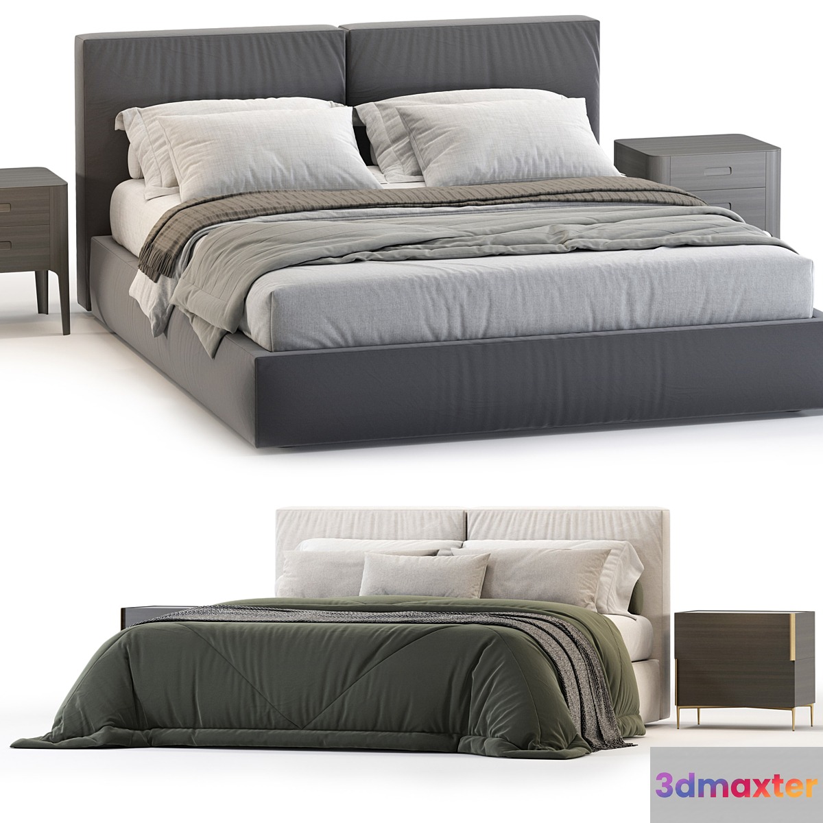 Novamobili BRICK Bed 3D Max