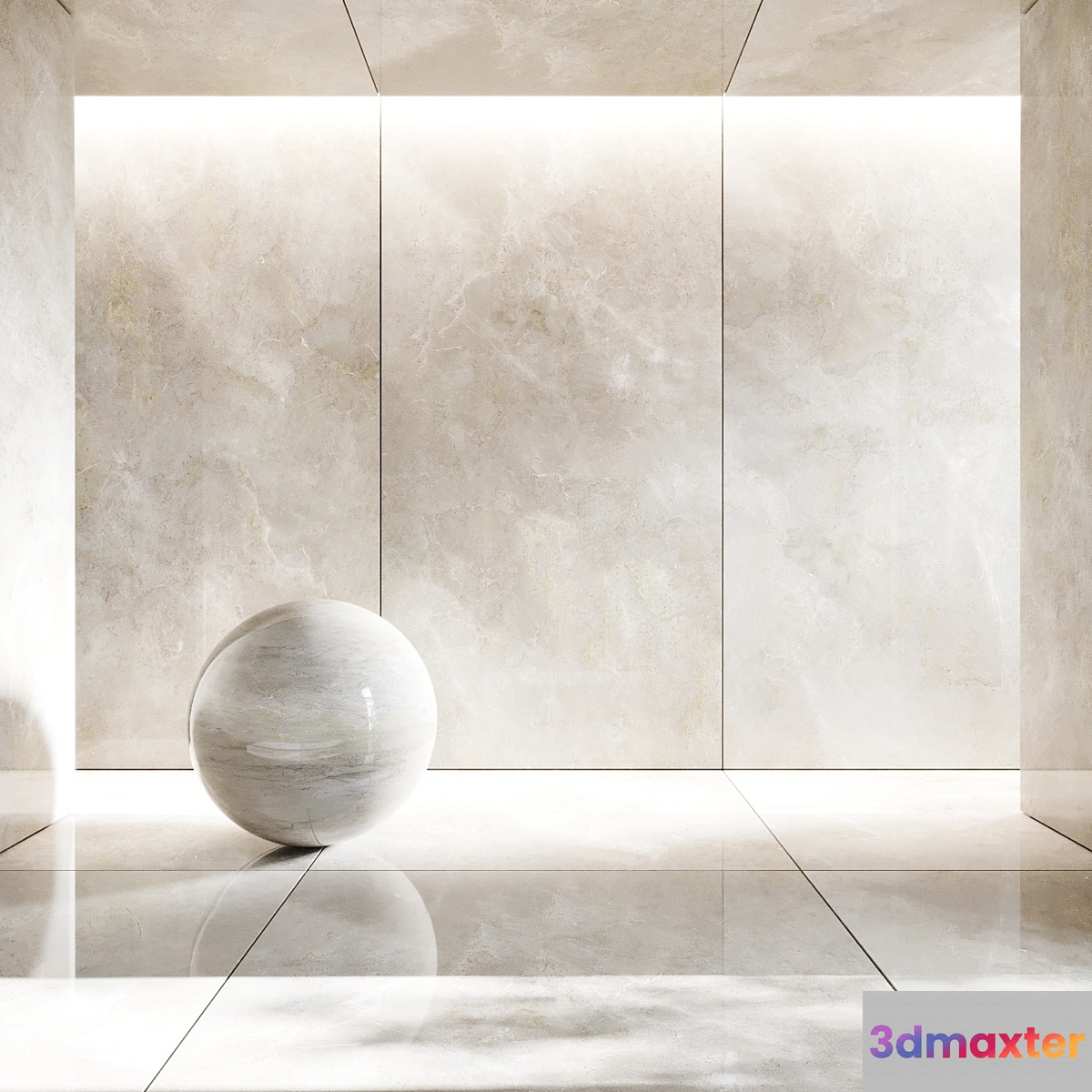 Abyss Gray Porcelain Tiles 3D Max