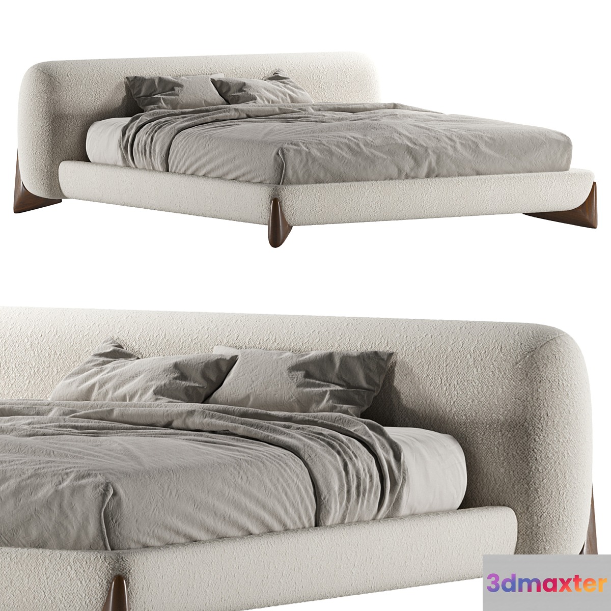 Porada - Softbay bed 3D Max