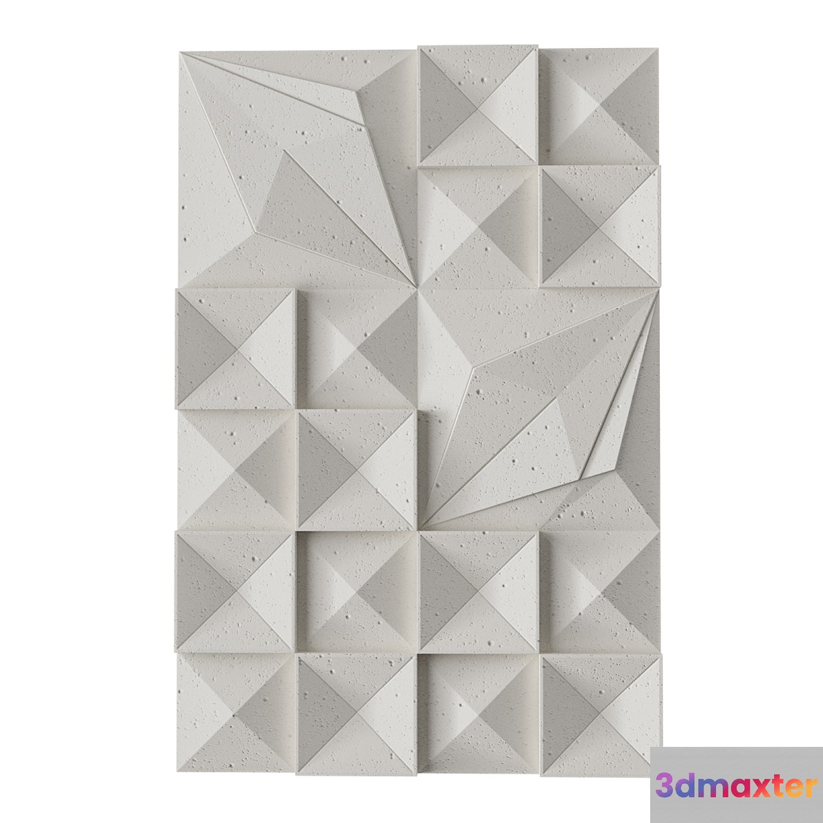 Lava Ash Tile Dimensional Wall Art - No.2