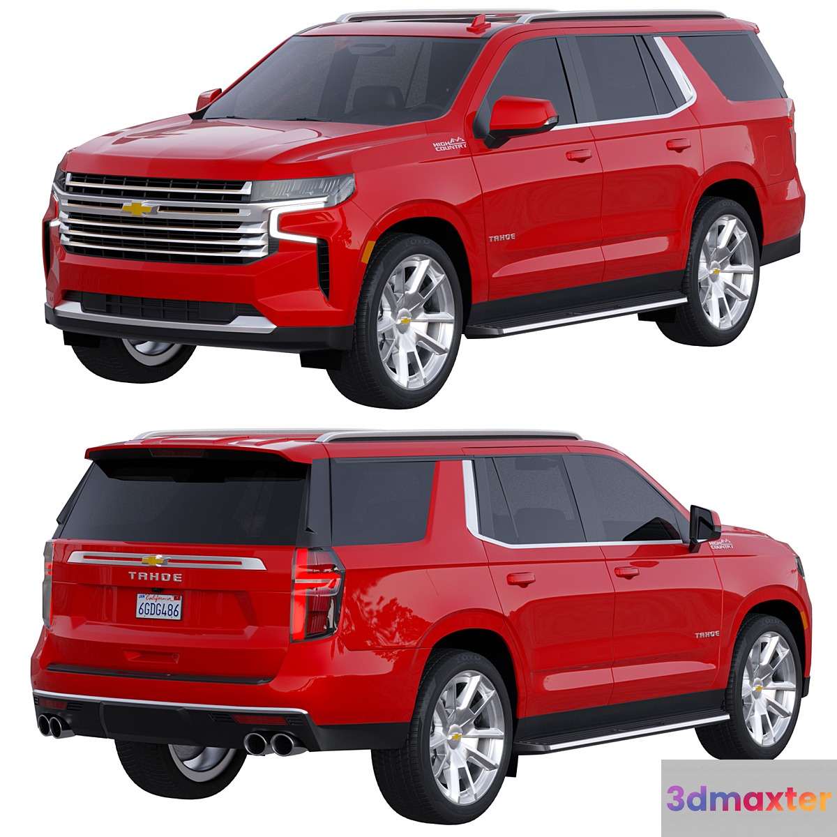 Chevrolet Tahoe High Country 2022 3D Max