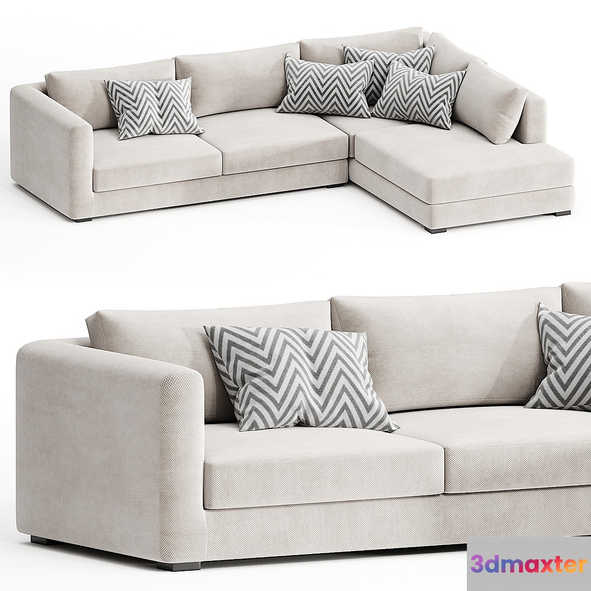 BLAKE LARGE OPEN END CORNER SOFA